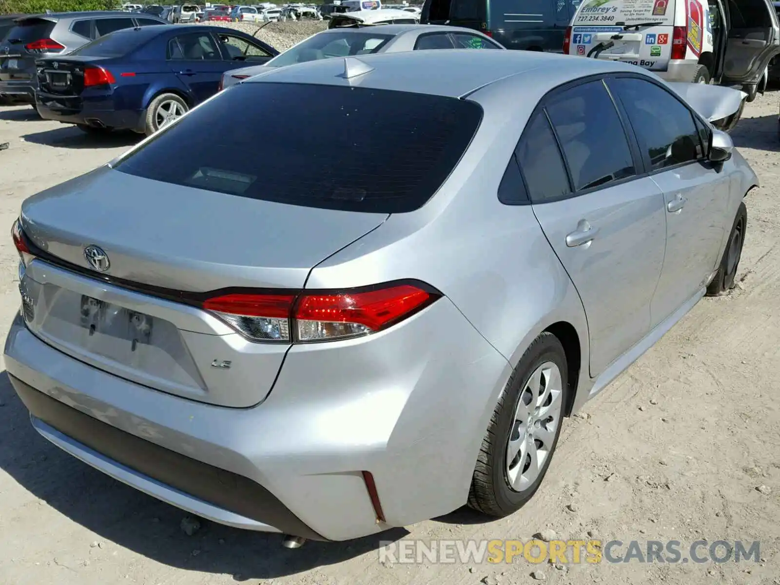 4 Photograph of a damaged car JTDEPRAEXLJ049026 TOYOTA COROLLA 2020