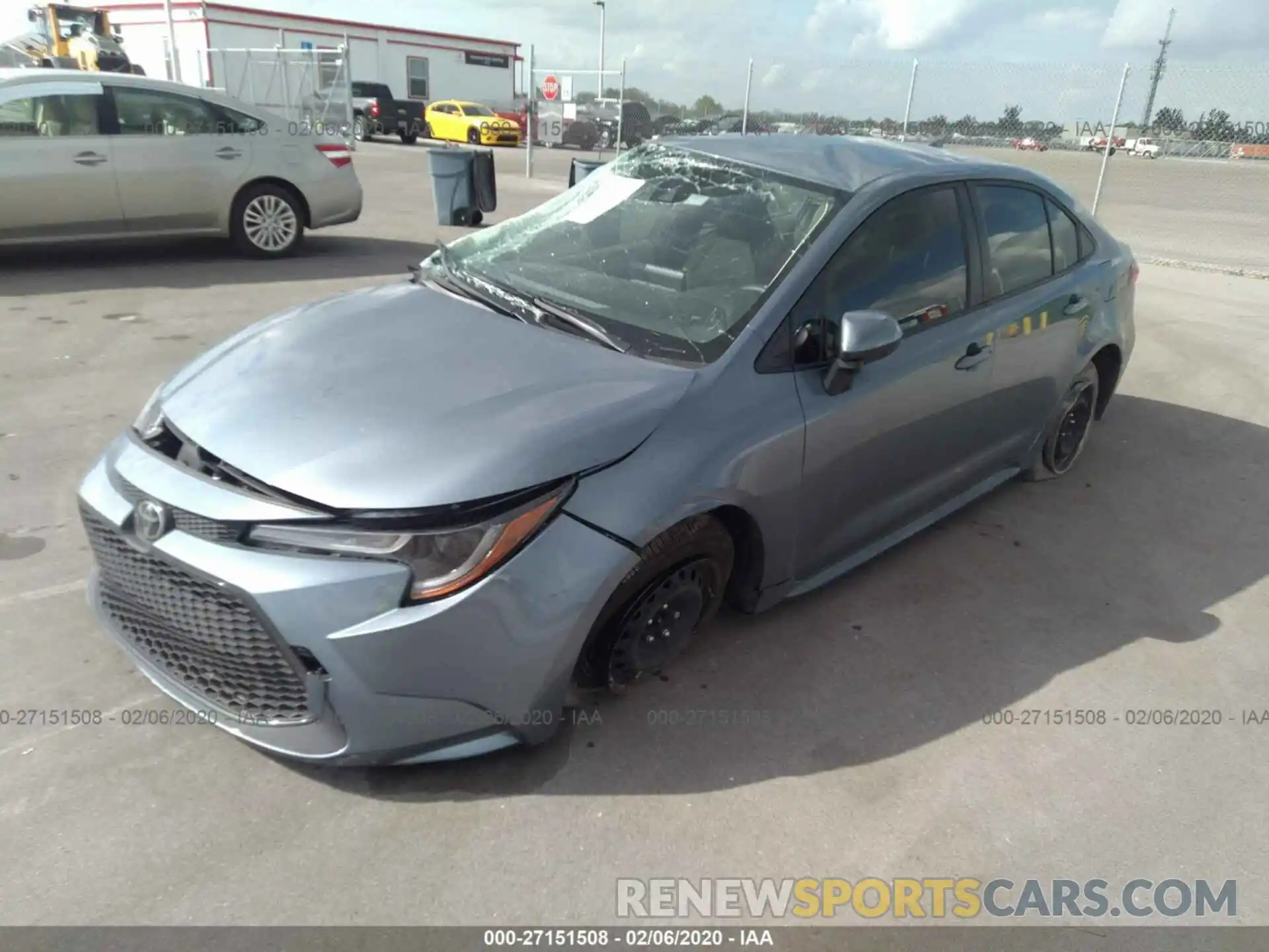 2 Photograph of a damaged car JTDEPRAEXLJ049320 TOYOTA COROLLA 2020