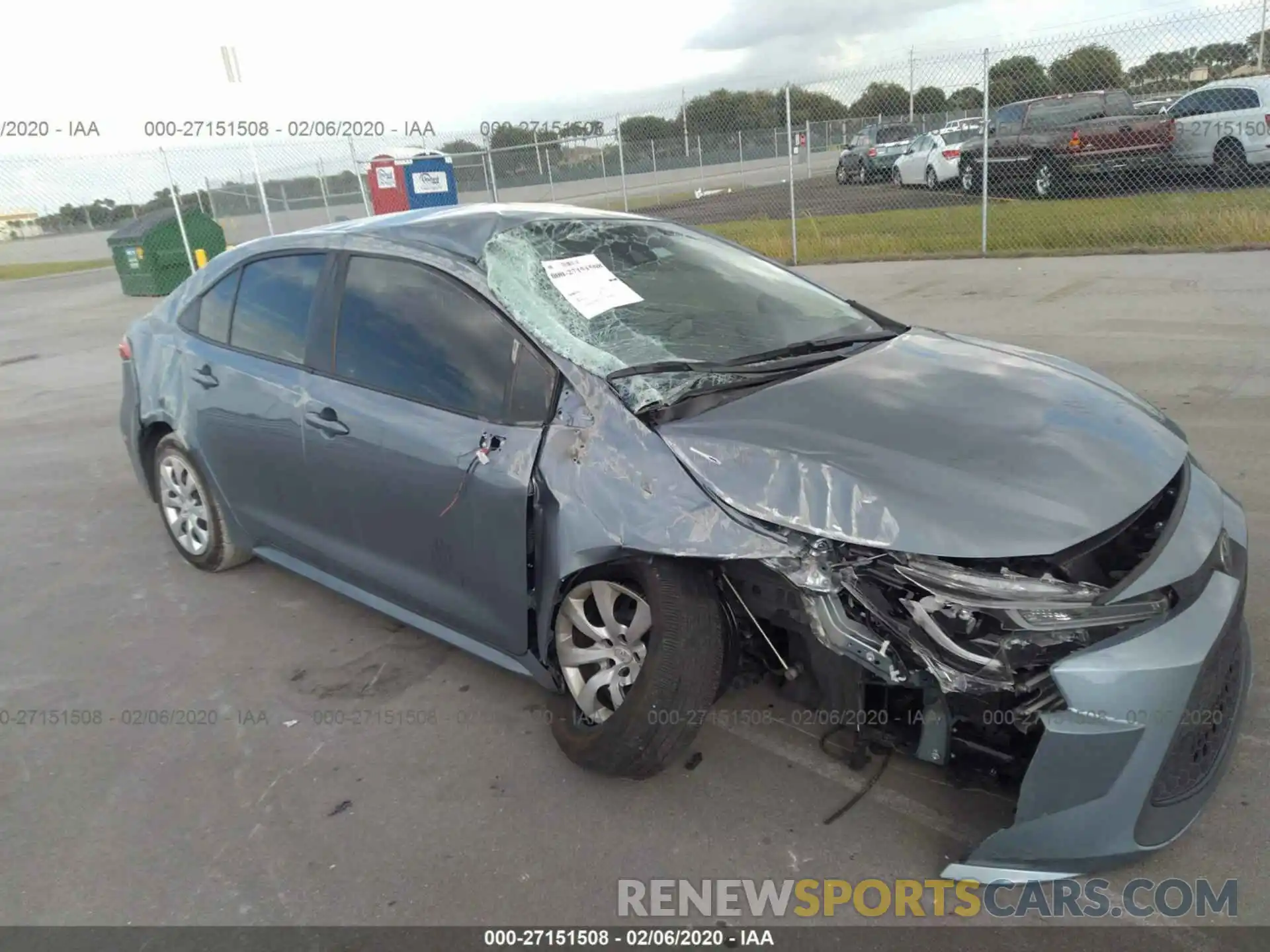 6 Photograph of a damaged car JTDEPRAEXLJ049320 TOYOTA COROLLA 2020