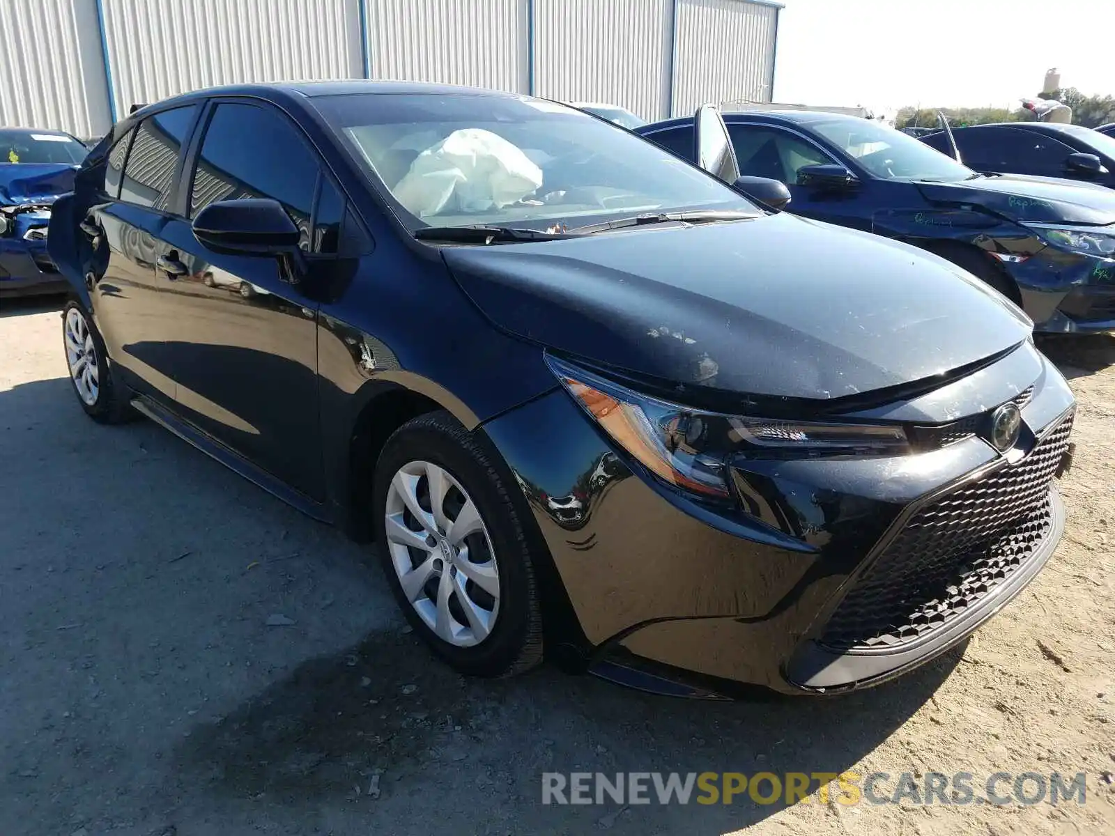 1 Photograph of a damaged car JTDEPRAEXLJ049642 TOYOTA COROLLA 2020