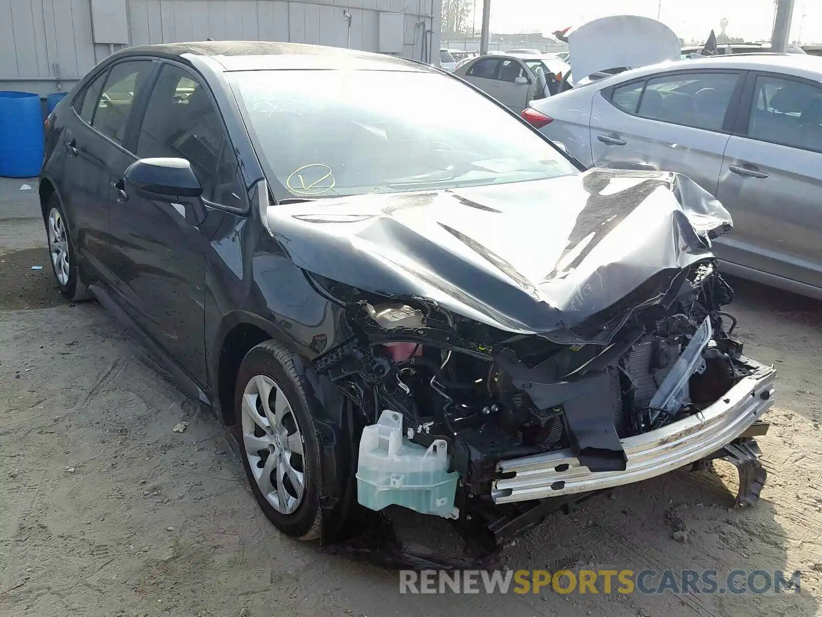 1 Photograph of a damaged car JTDEPRAEXLJ050953 TOYOTA COROLLA 2020