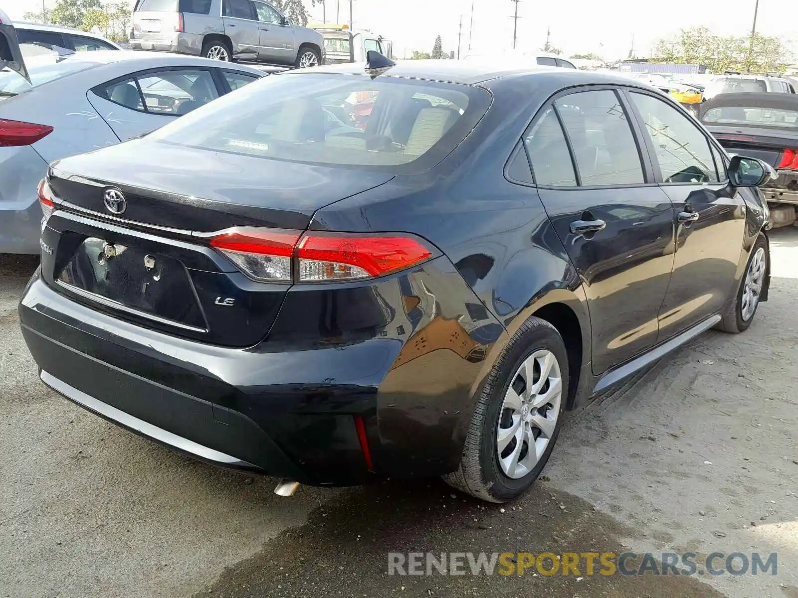 4 Photograph of a damaged car JTDEPRAEXLJ050953 TOYOTA COROLLA 2020