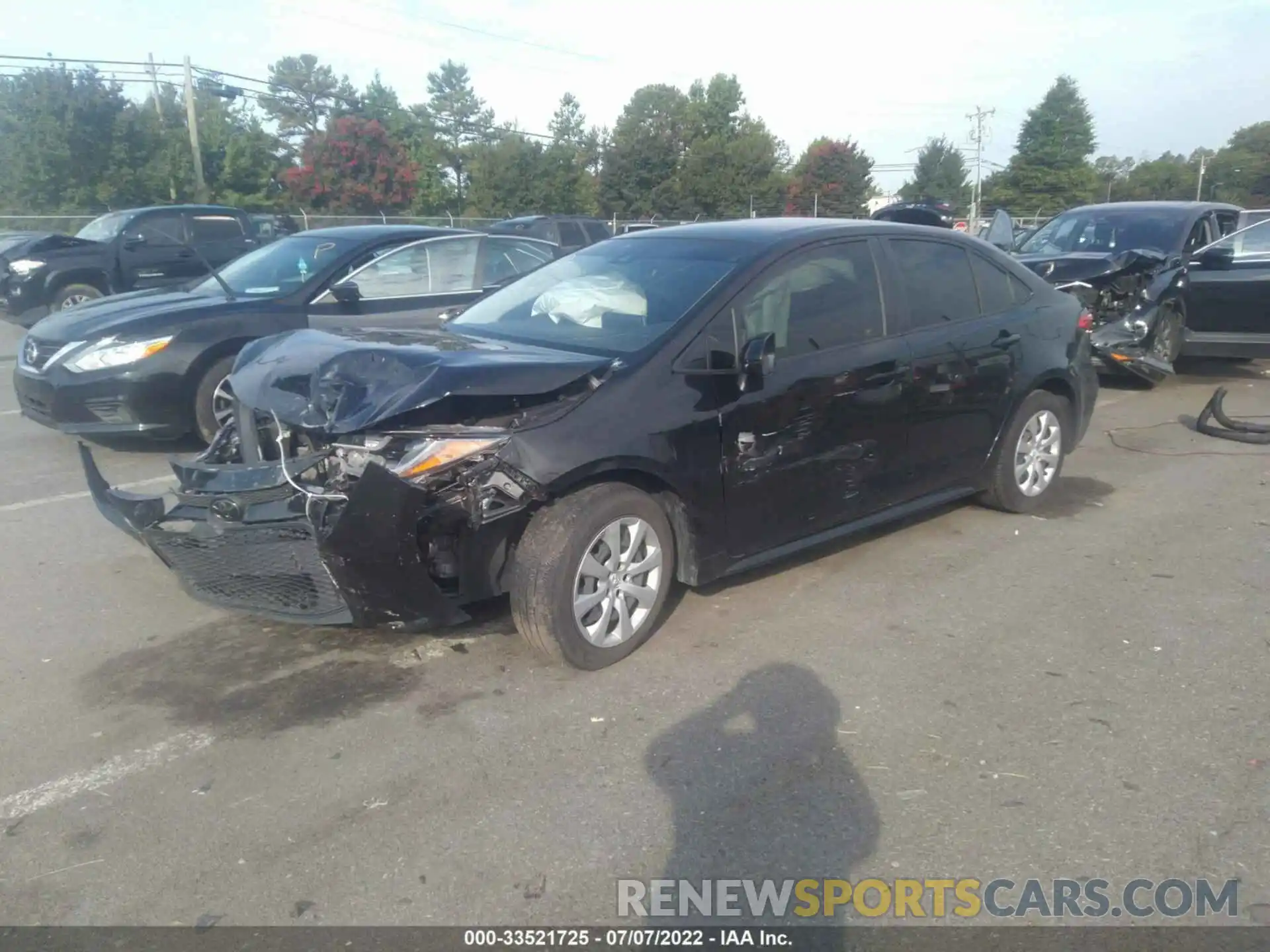 2 Photograph of a damaged car JTDEPRAEXLJ052413 TOYOTA COROLLA 2020