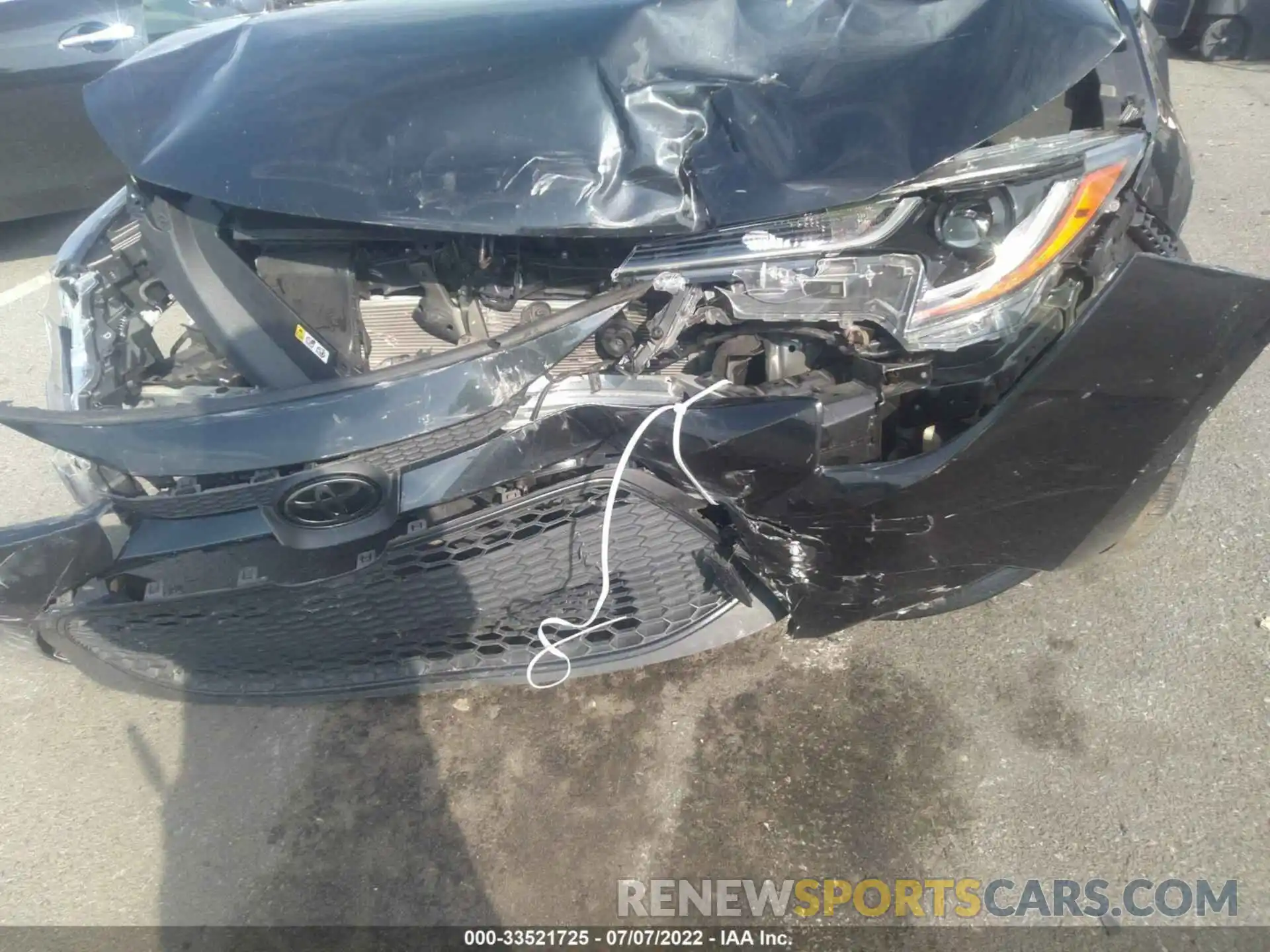 6 Photograph of a damaged car JTDEPRAEXLJ052413 TOYOTA COROLLA 2020