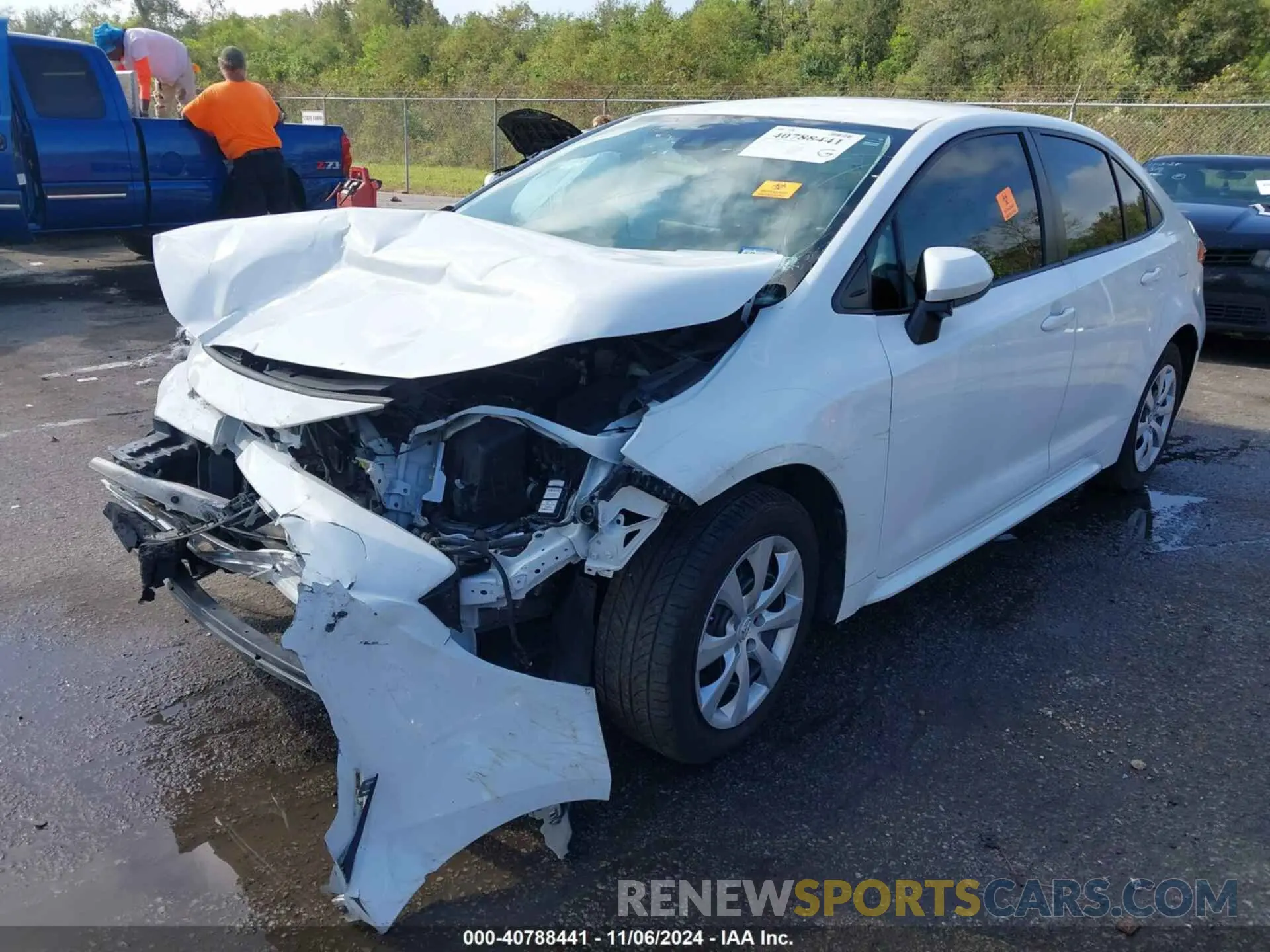 2 Photograph of a damaged car JTDEPRAEXLJ052525 TOYOTA COROLLA 2020