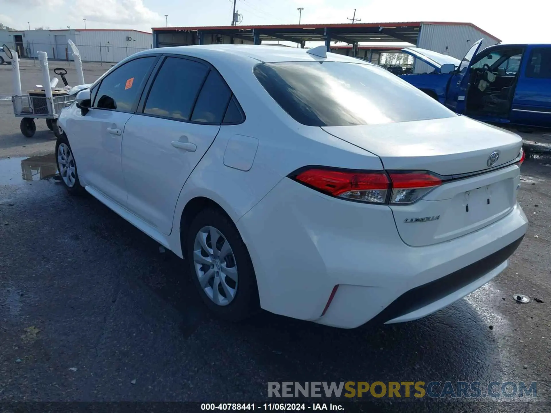 3 Photograph of a damaged car JTDEPRAEXLJ052525 TOYOTA COROLLA 2020