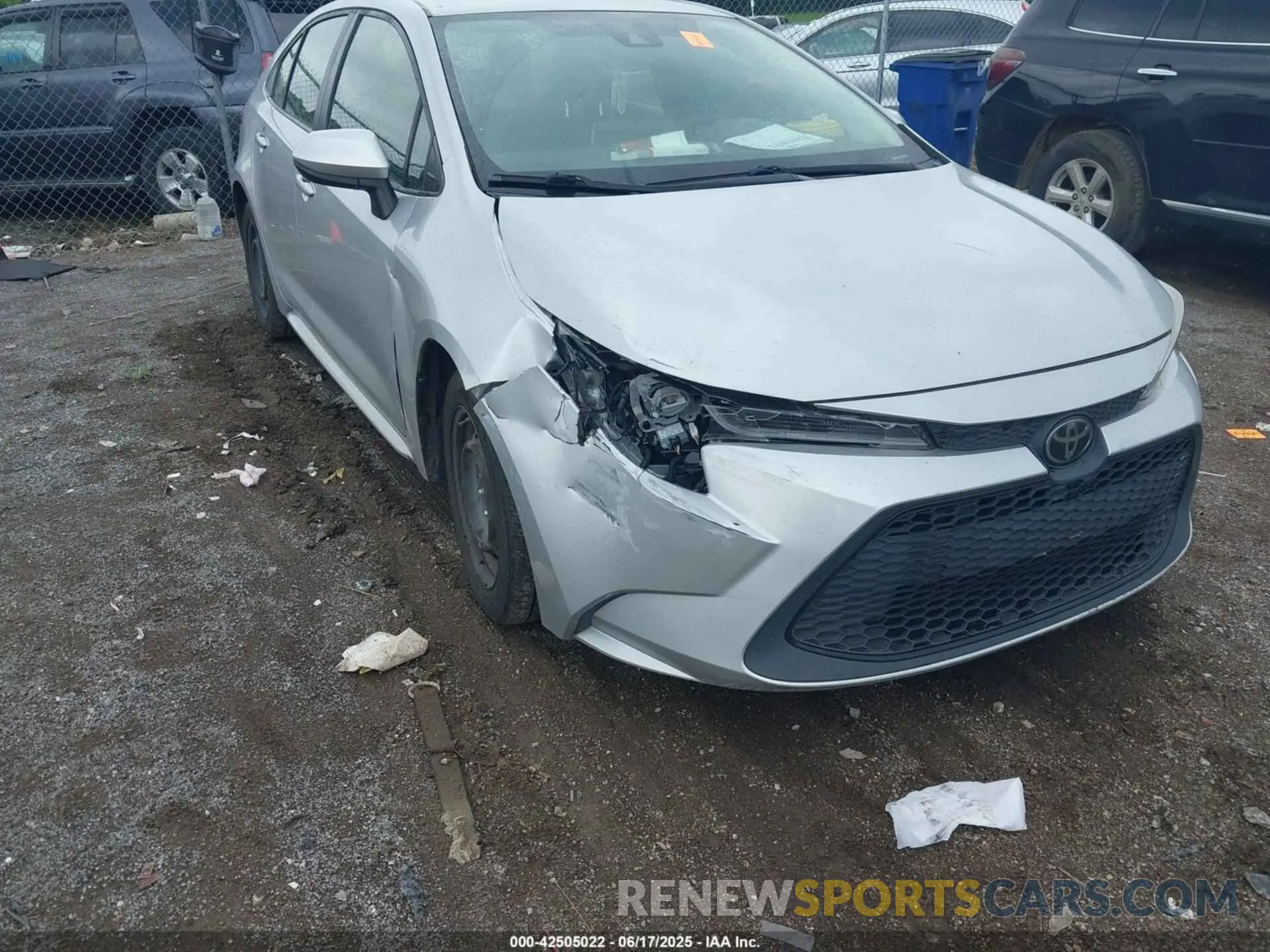 6 Photograph of a damaged car JTDEPRAEXLJ053500 TOYOTA COROLLA 2020
