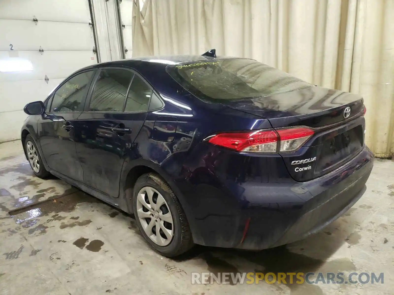 3 Photograph of a damaged car JTDEPRAEXLJ055327 TOYOTA COROLLA 2020