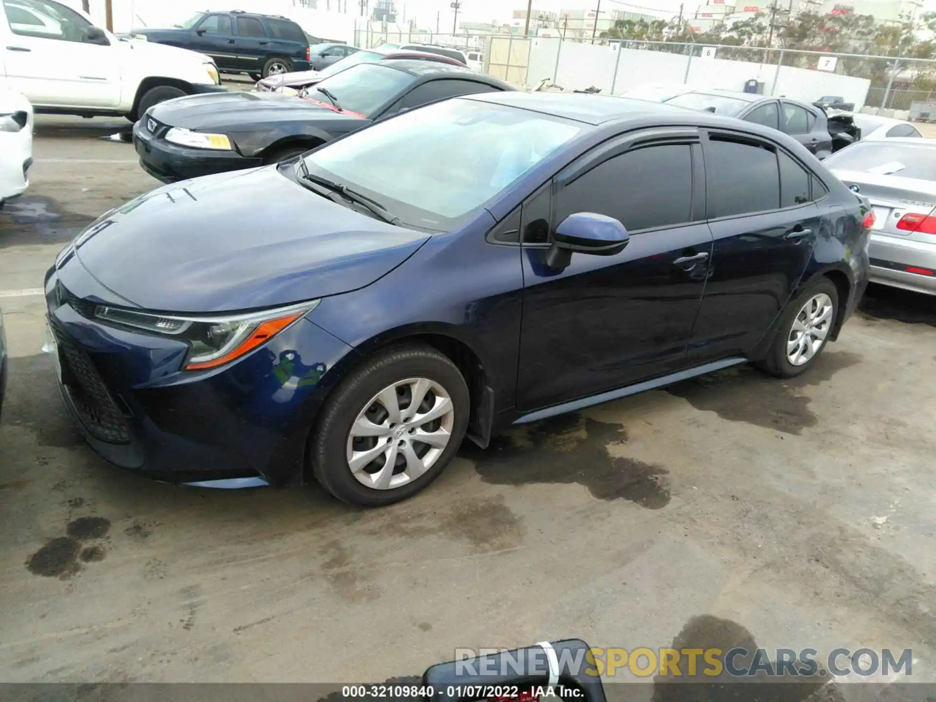 2 Photograph of a damaged car JTDEPRAEXLJ055392 TOYOTA COROLLA 2020