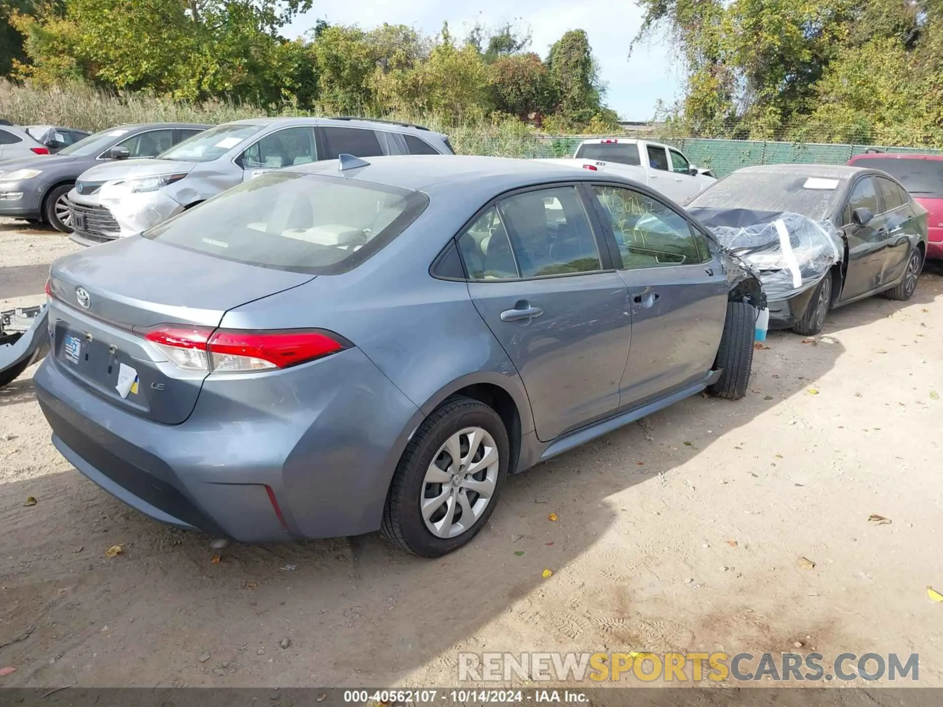 4 Photograph of a damaged car JTDEPRAEXLJ058065 TOYOTA COROLLA 2020