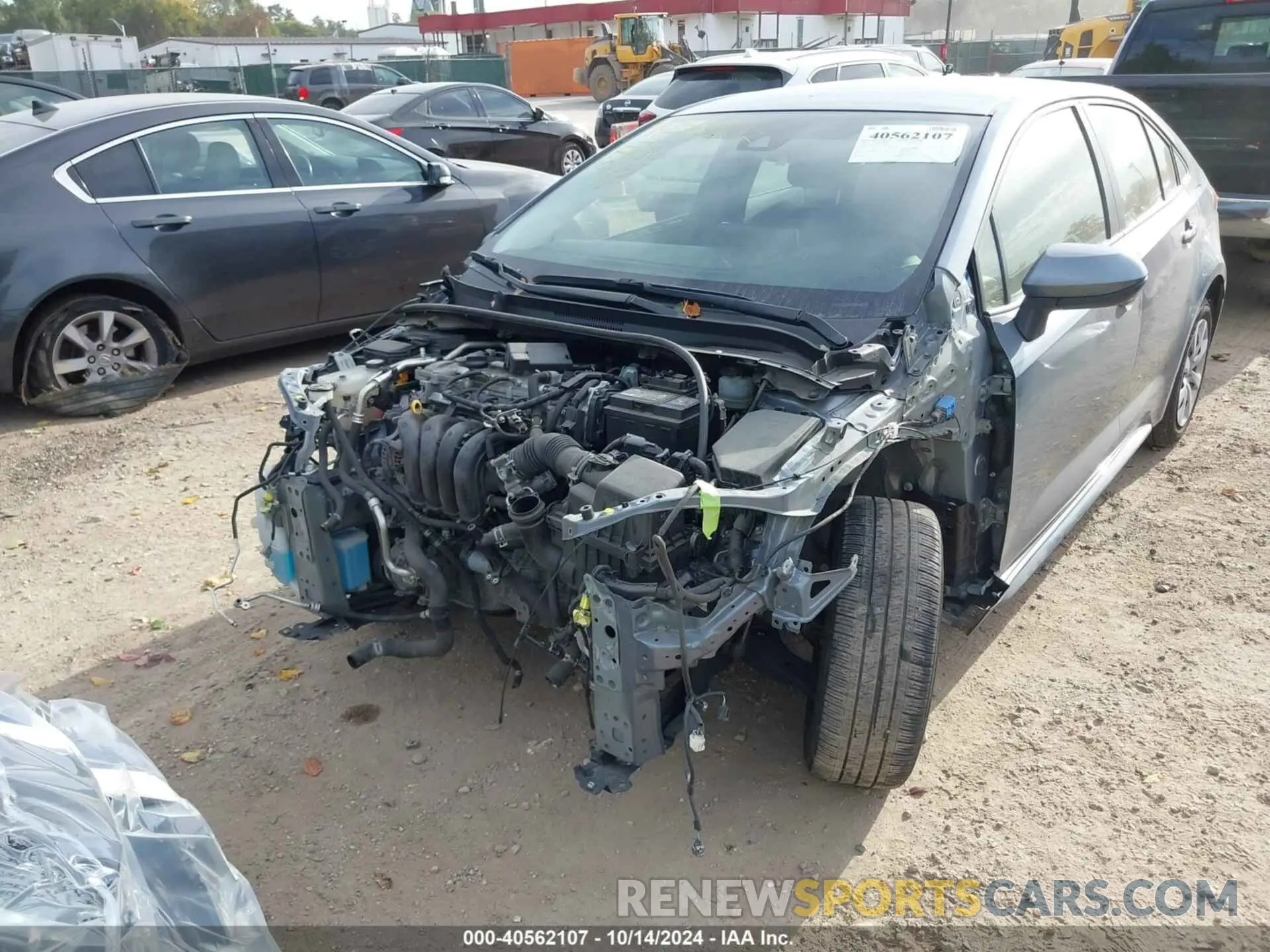 6 Photograph of a damaged car JTDEPRAEXLJ058065 TOYOTA COROLLA 2020