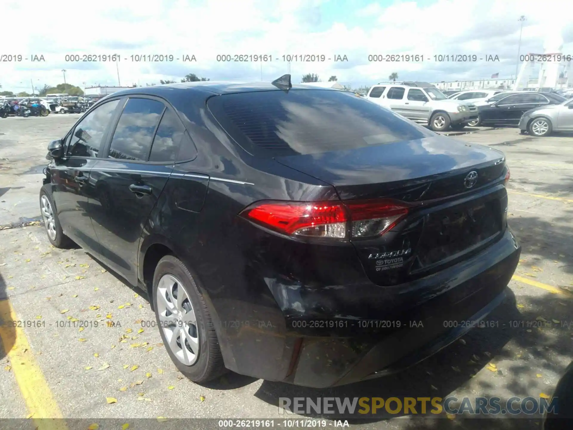 3 Photograph of a damaged car JTDEPRAEXLJ058437 TOYOTA COROLLA 2020