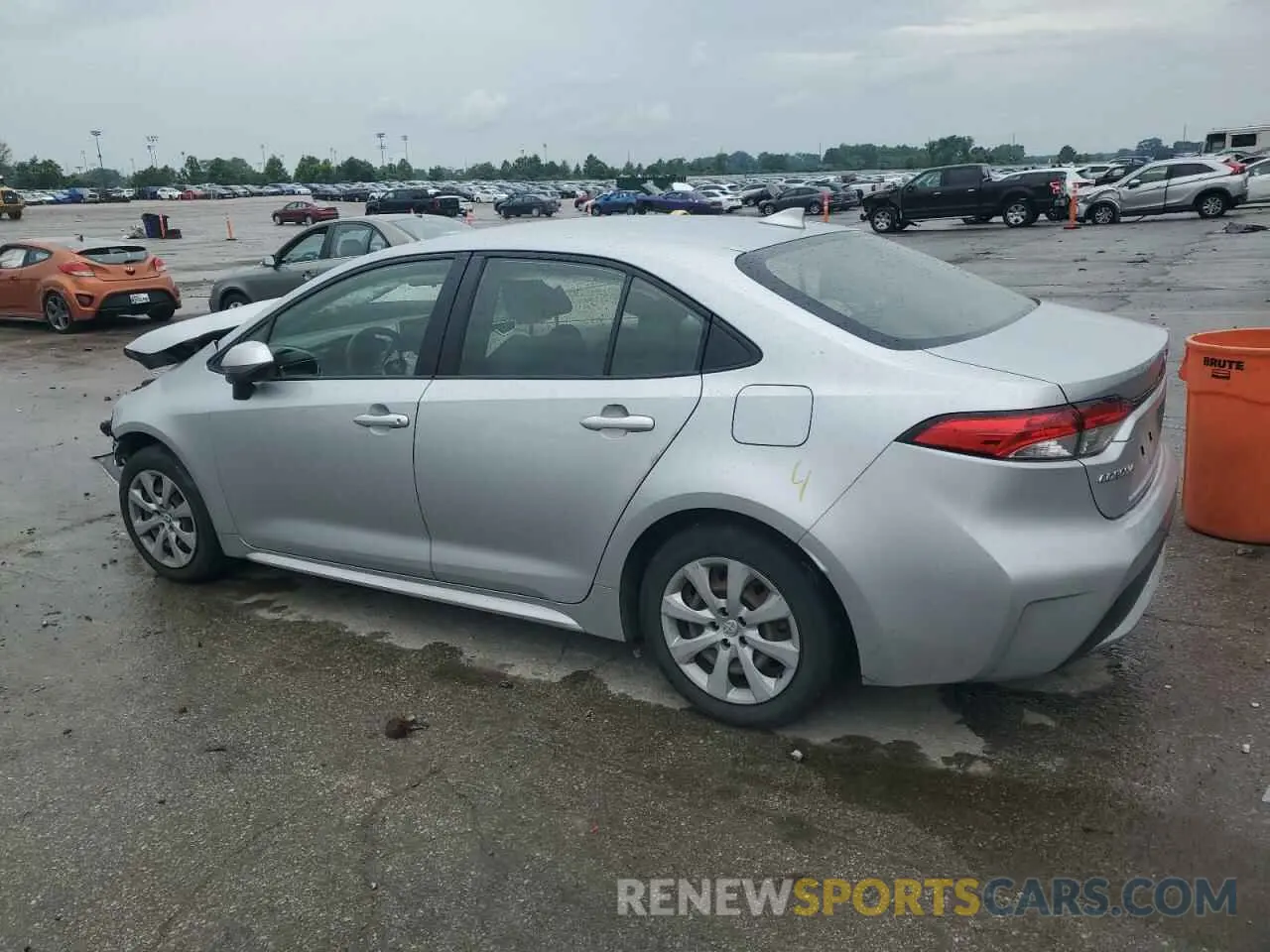 2 Photograph of a damaged car JTDEPRAEXLJ058745 TOYOTA COROLLA 2020