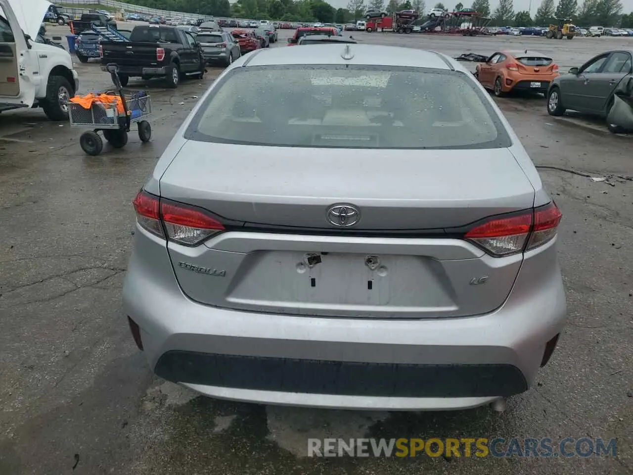 6 Photograph of a damaged car JTDEPRAEXLJ058745 TOYOTA COROLLA 2020