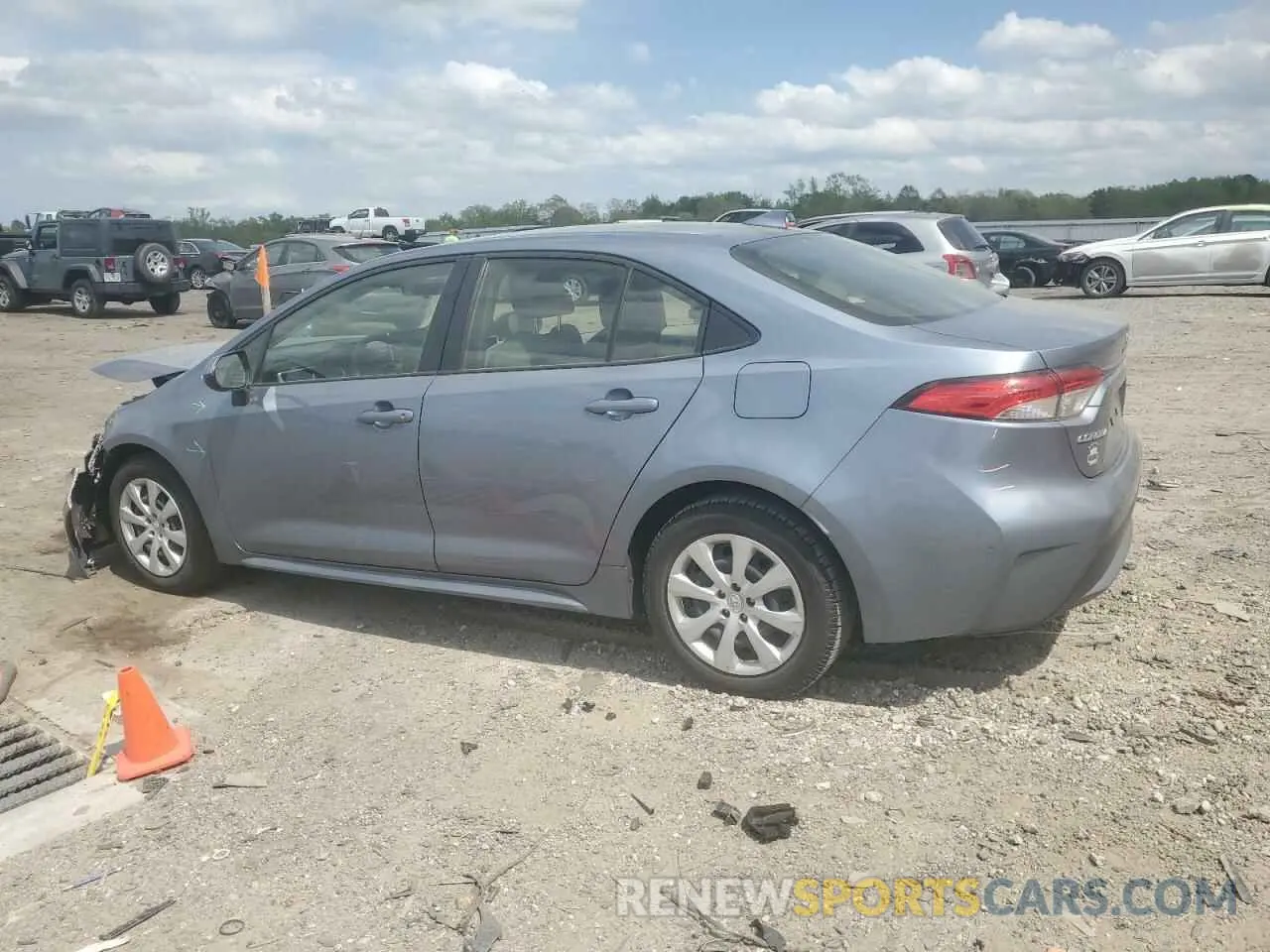 2 Photograph of a damaged car JTDEPRAEXLJ059829 TOYOTA COROLLA 2020