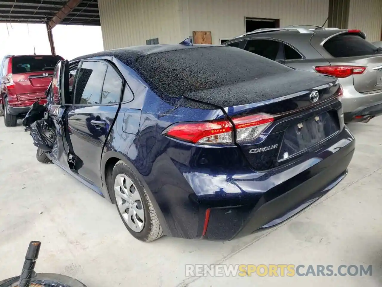 3 Photograph of a damaged car JTDEPRAEXLJ059930 TOYOTA COROLLA 2020