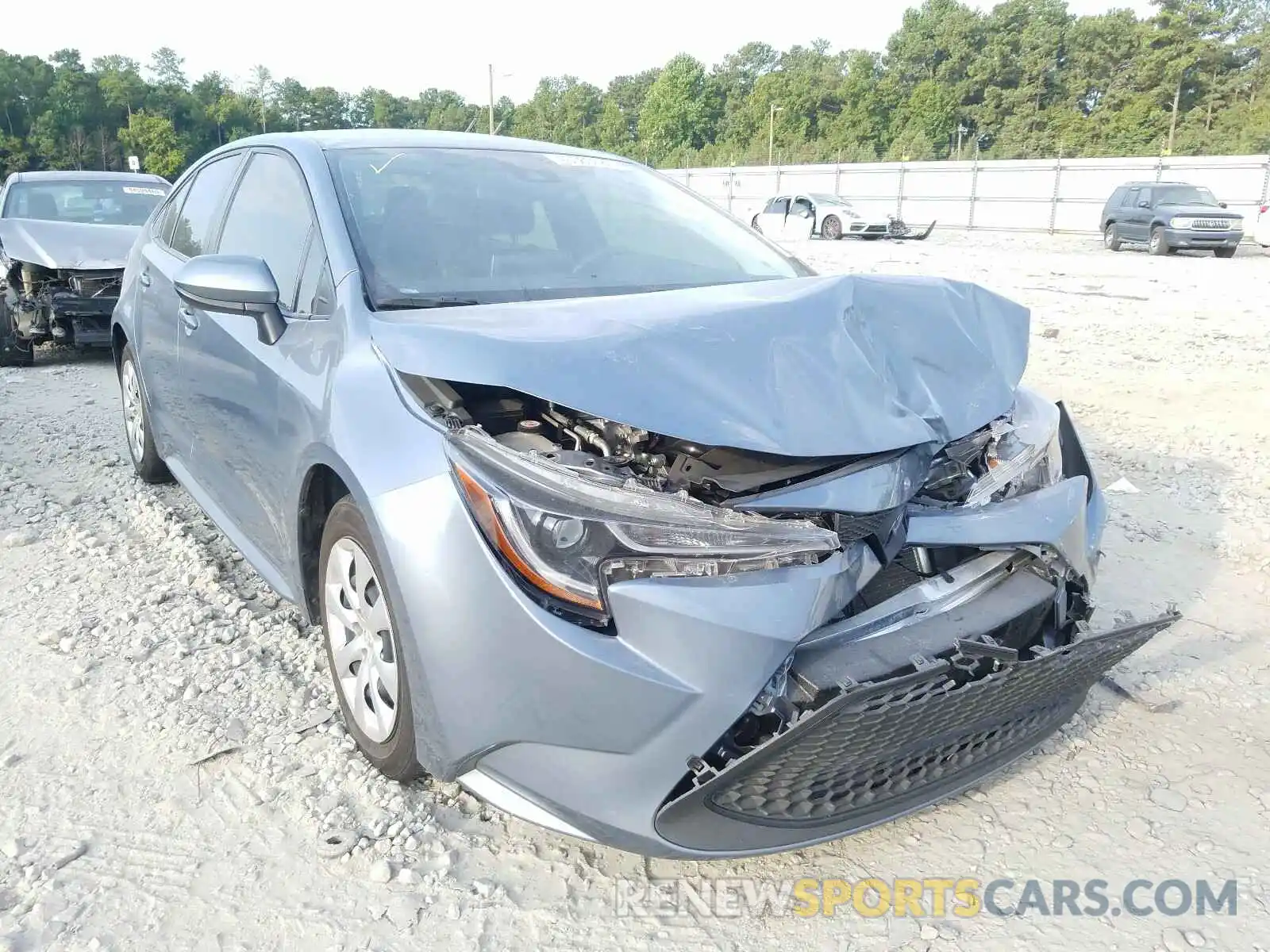 1 Photograph of a damaged car JTDEPRAEXLJ059992 TOYOTA COROLLA 2020