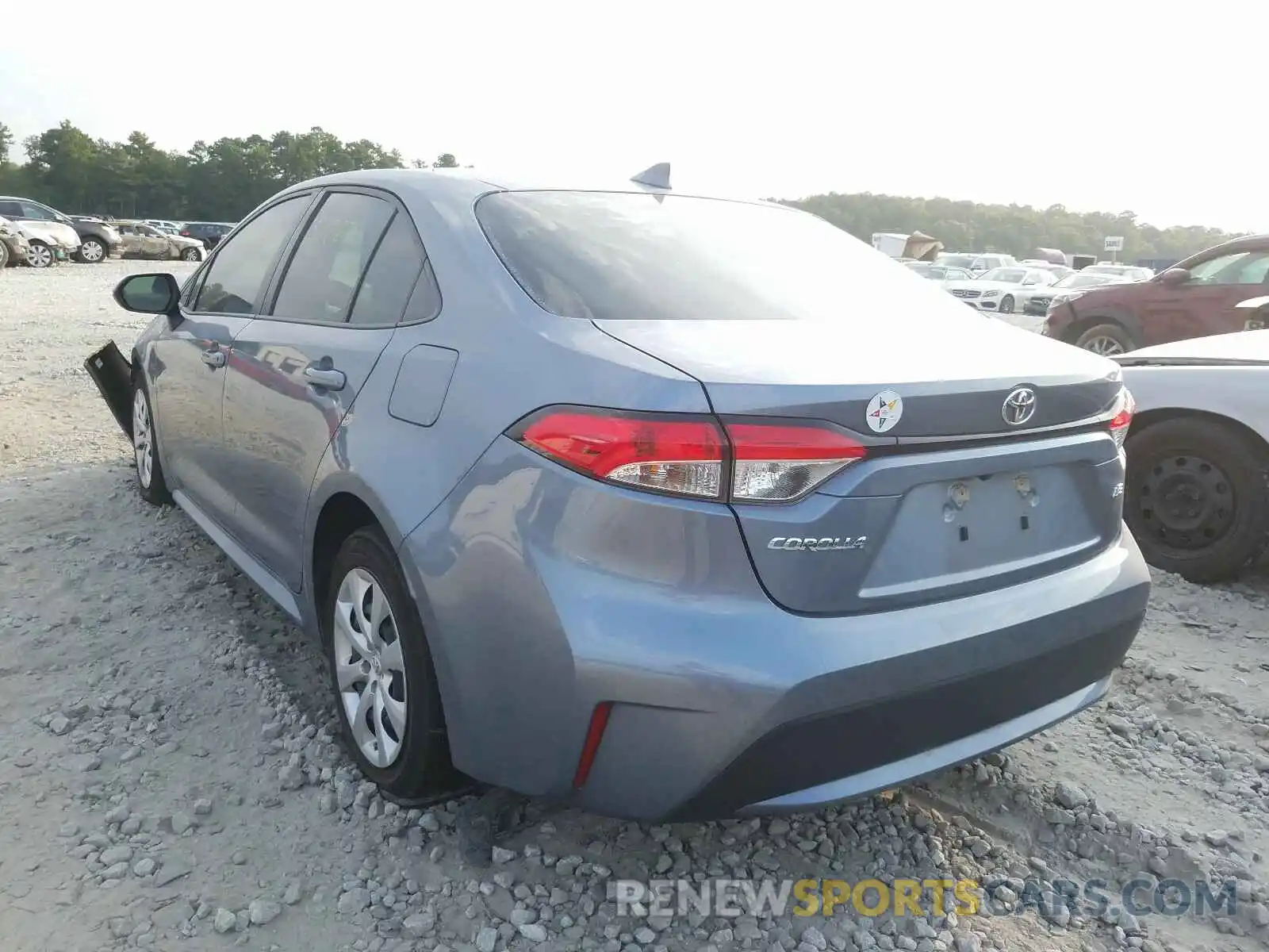 3 Photograph of a damaged car JTDEPRAEXLJ059992 TOYOTA COROLLA 2020