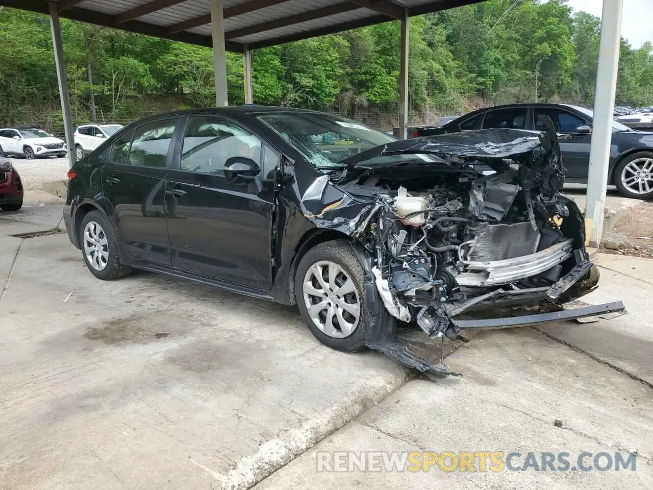 4 Photograph of a damaged car JTDEPRAEXLJ060124 TOYOTA COROLLA 2020