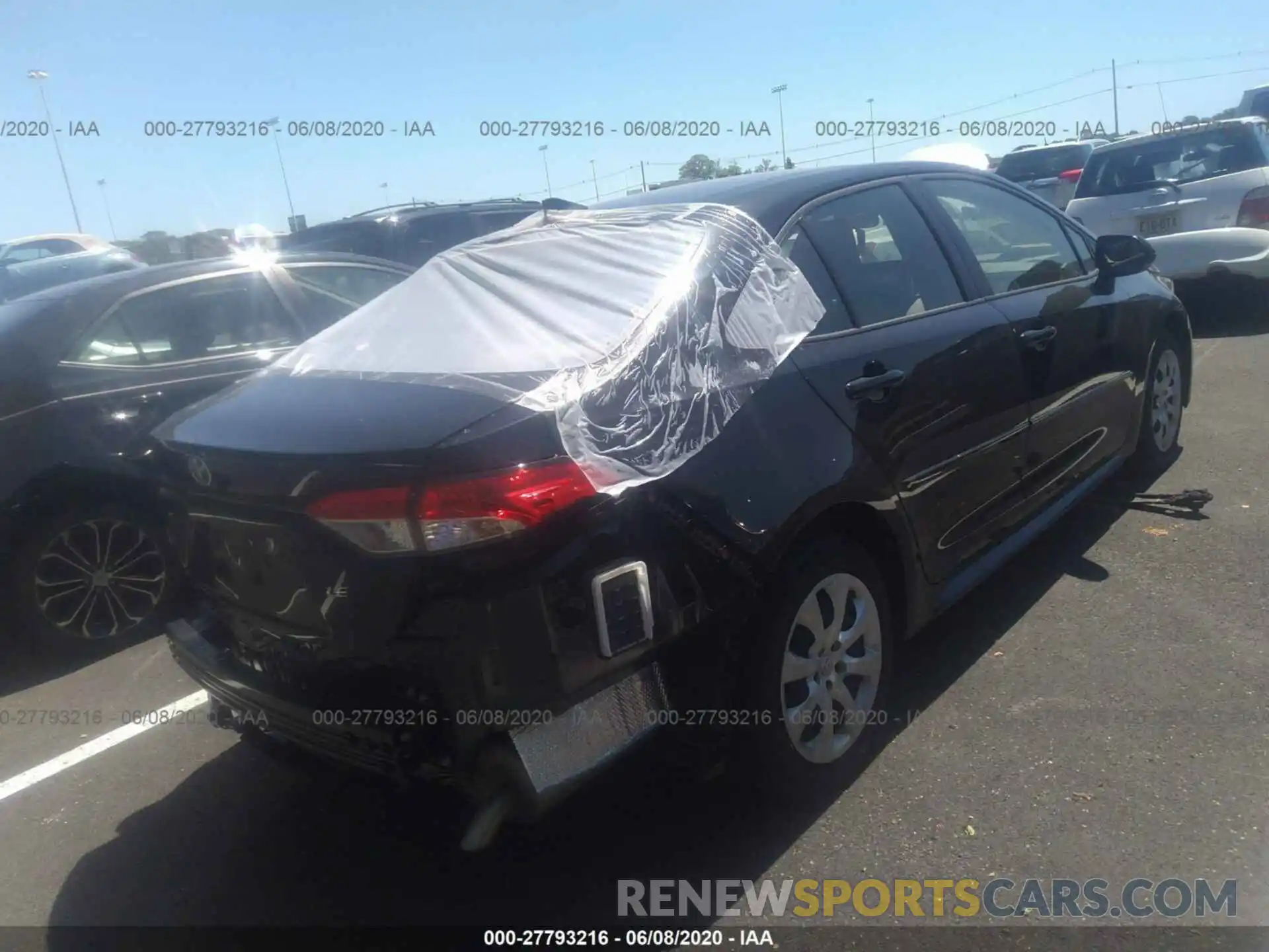 4 Photograph of a damaged car JTDEPRAEXLJ060172 TOYOTA COROLLA 2020