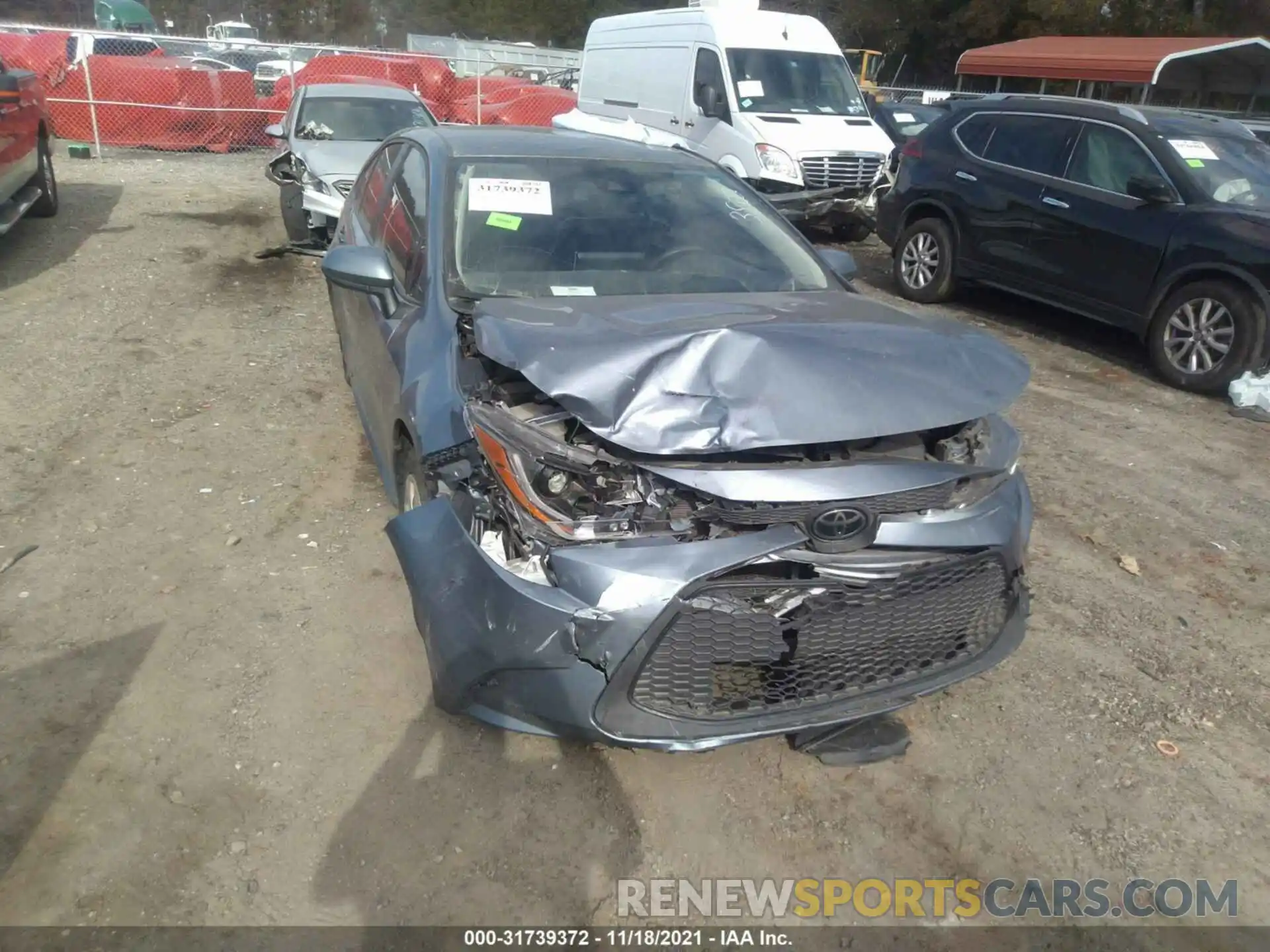 6 Photograph of a damaged car JTDEPRAEXLJ063802 TOYOTA COROLLA 2020