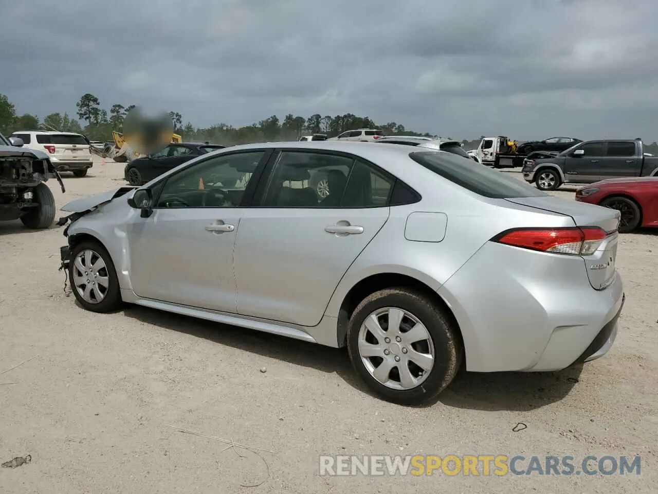 2 Photograph of a damaged car JTDEPRAEXLJ065047 TOYOTA COROLLA 2020