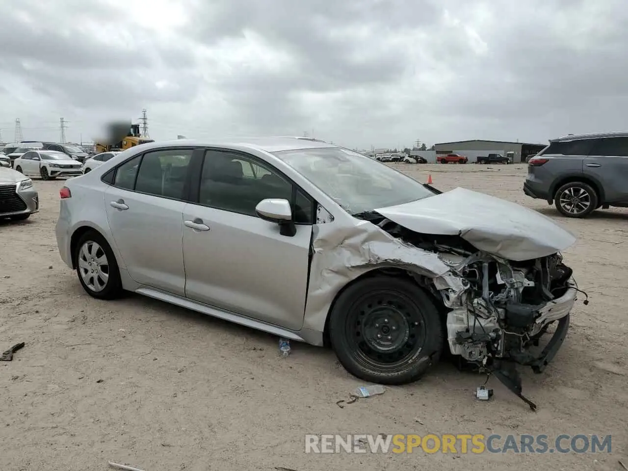 4 Photograph of a damaged car JTDEPRAEXLJ065047 TOYOTA COROLLA 2020