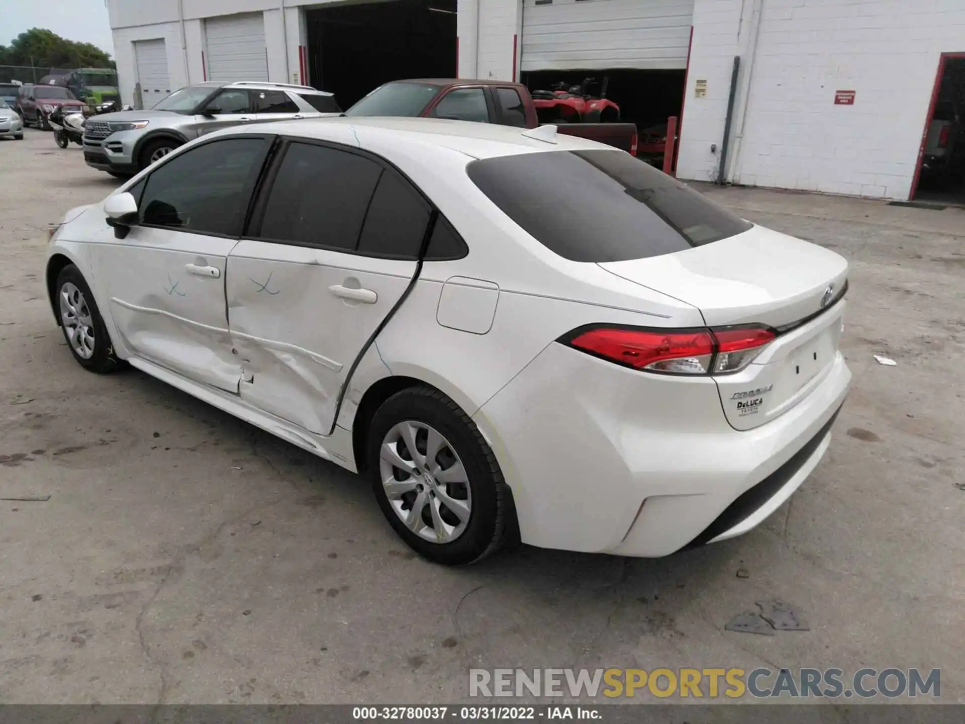 3 Photograph of a damaged car JTDEPRAEXLJ065579 TOYOTA COROLLA 2020