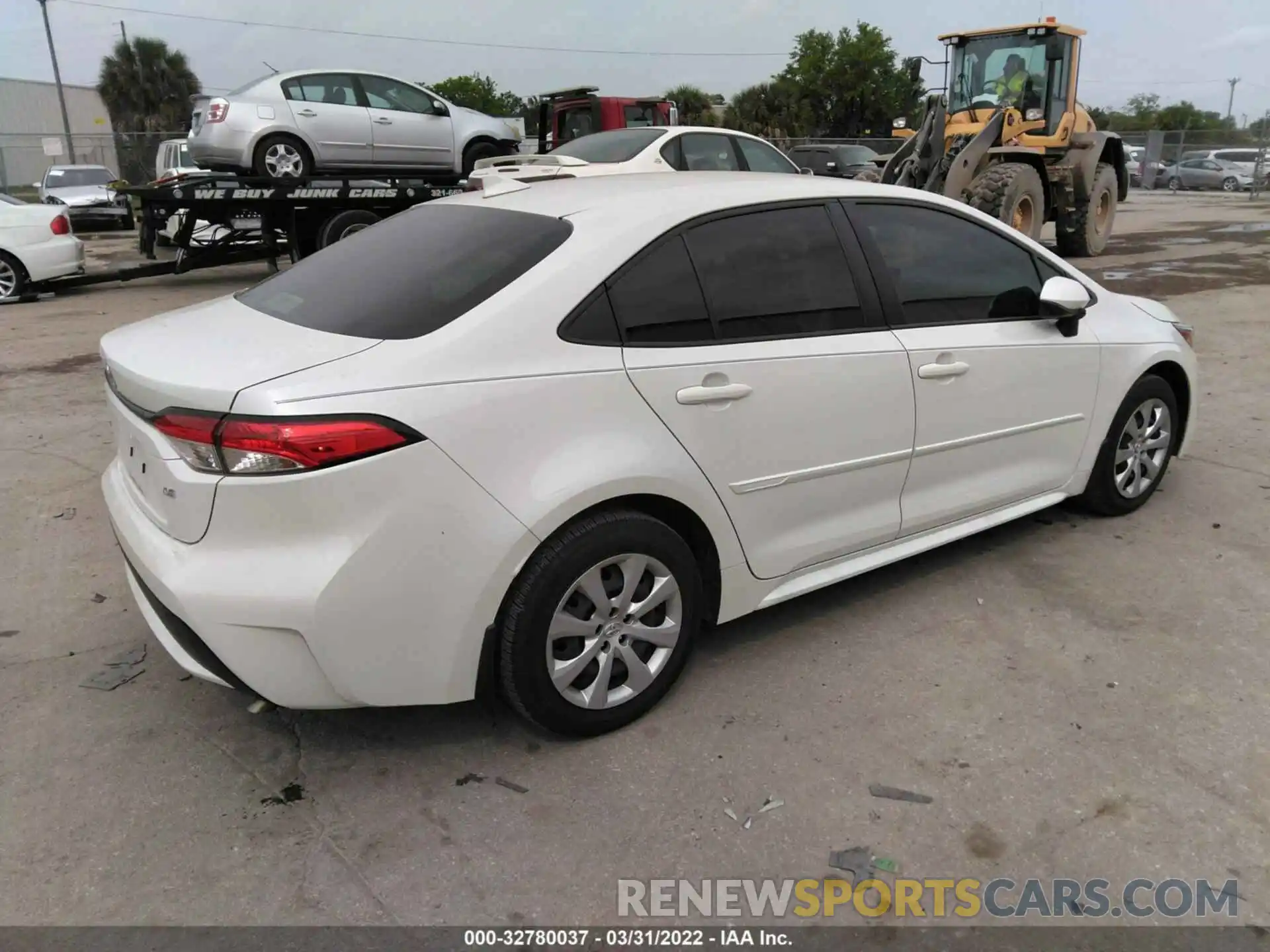 4 Photograph of a damaged car JTDEPRAEXLJ065579 TOYOTA COROLLA 2020