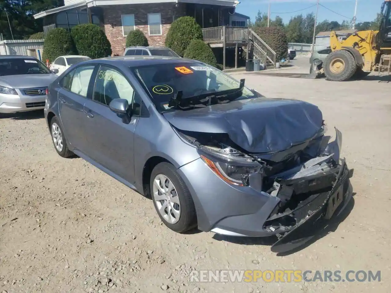 1 Photograph of a damaged car JTDEPRAEXLJ068224 TOYOTA COROLLA 2020