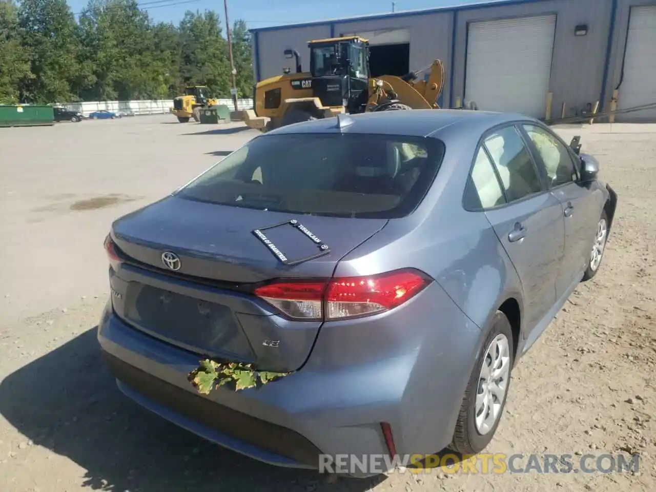 4 Photograph of a damaged car JTDEPRAEXLJ068224 TOYOTA COROLLA 2020