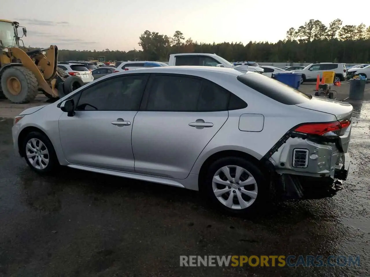 2 Photograph of a damaged car JTDEPRAEXLJ068420 TOYOTA COROLLA 2020
