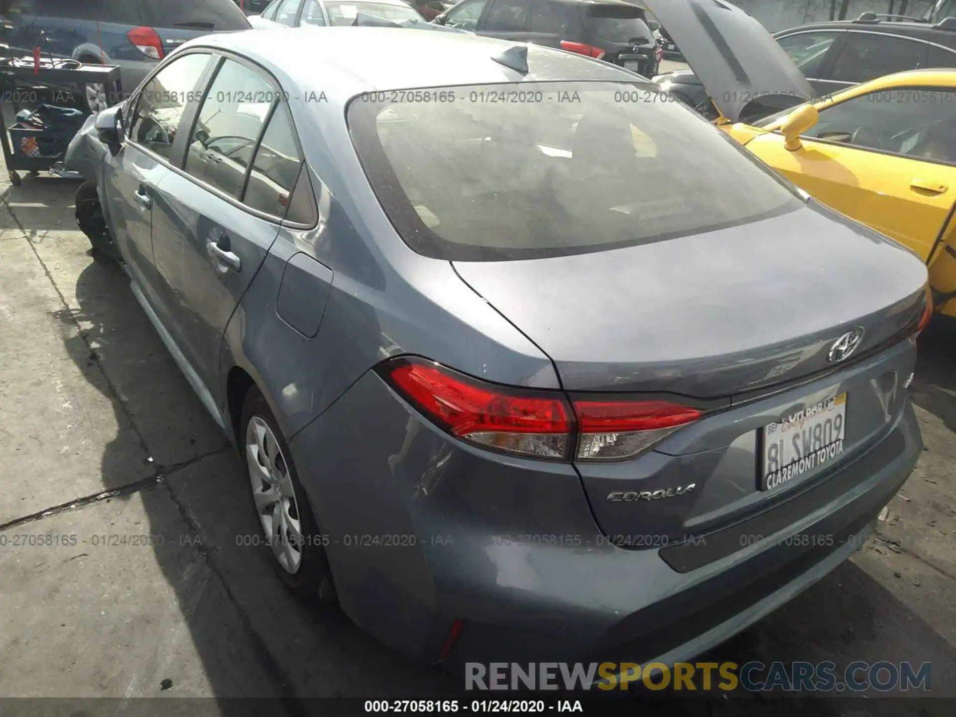 3 Photograph of a damaged car JTDEPRAEXLJ069454 TOYOTA COROLLA 2020