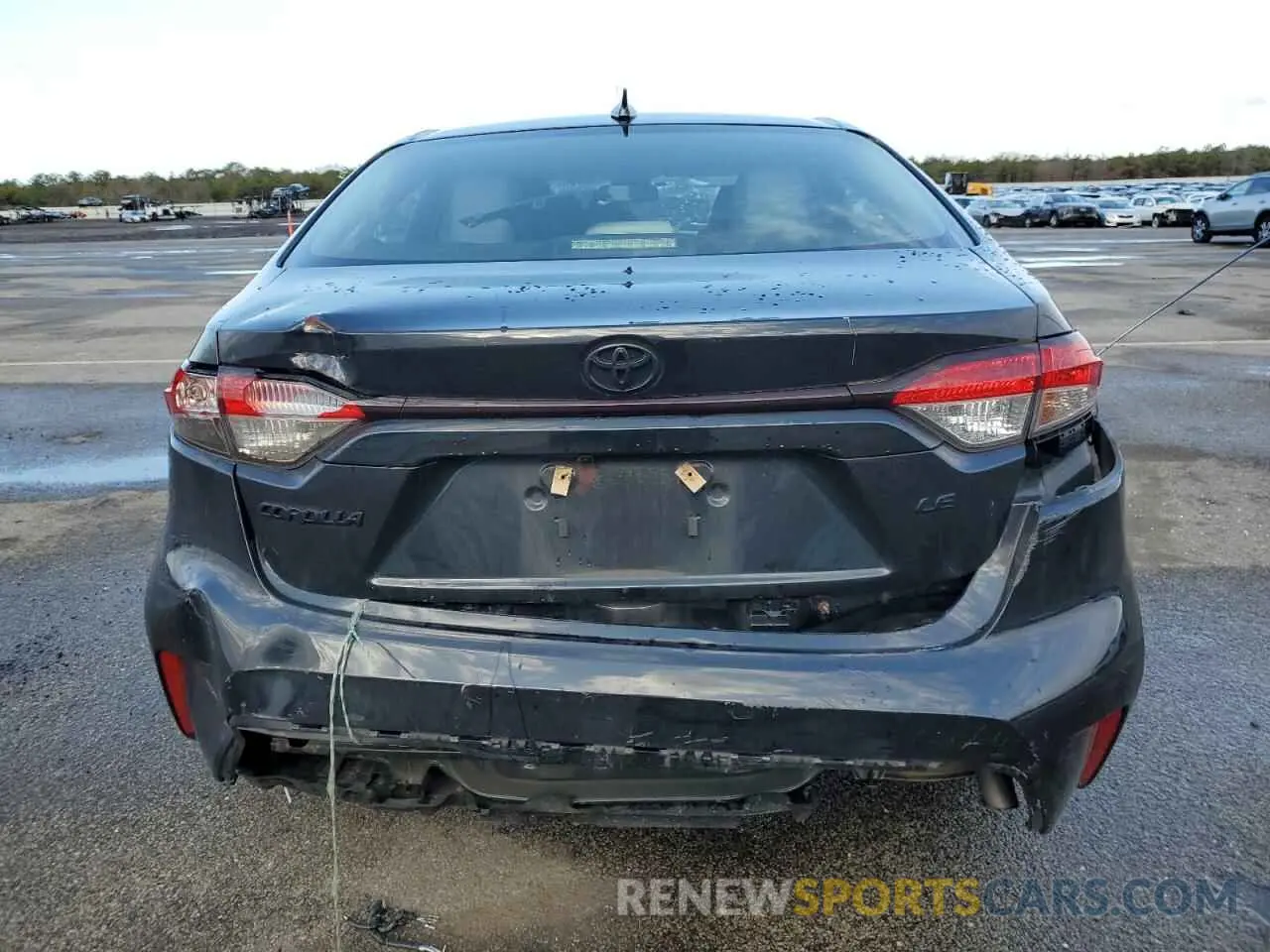 6 Photograph of a damaged car JTDEPRAEXLJ070572 TOYOTA COROLLA 2020