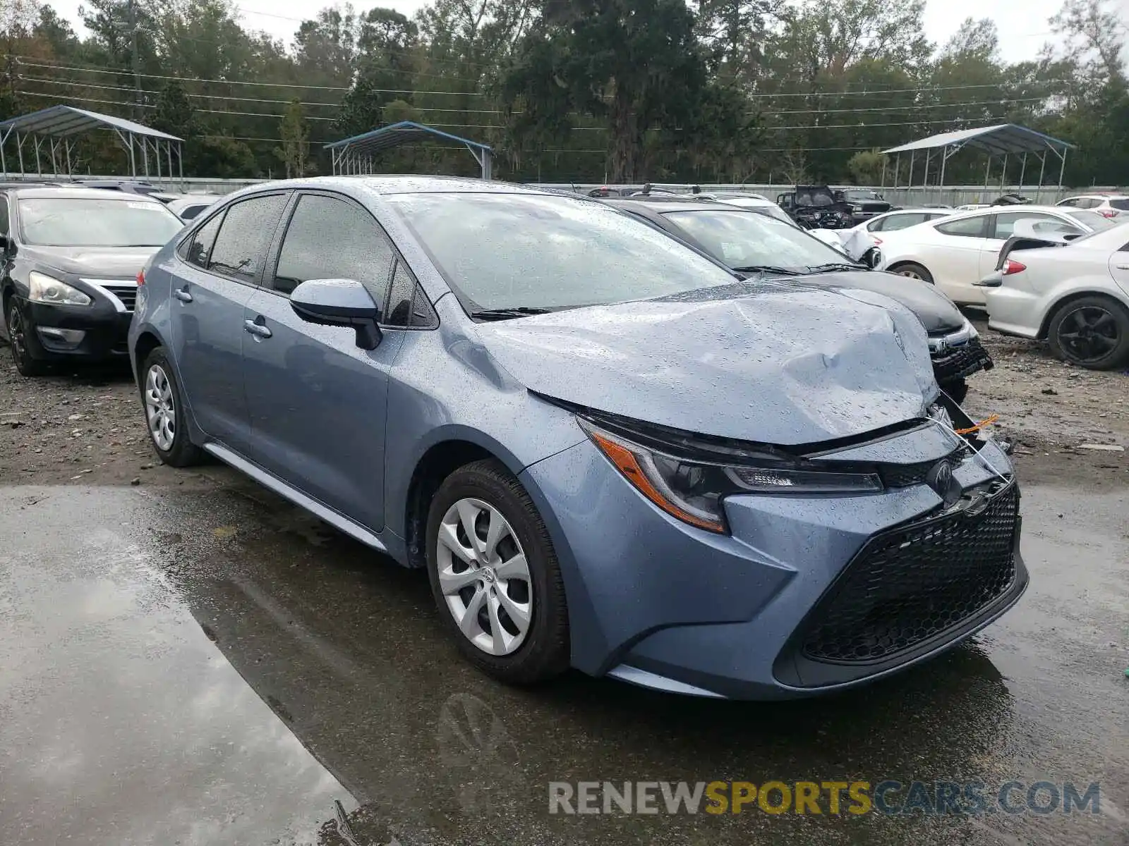 1 Photograph of a damaged car JTDEPRAEXLJ072340 TOYOTA COROLLA 2020