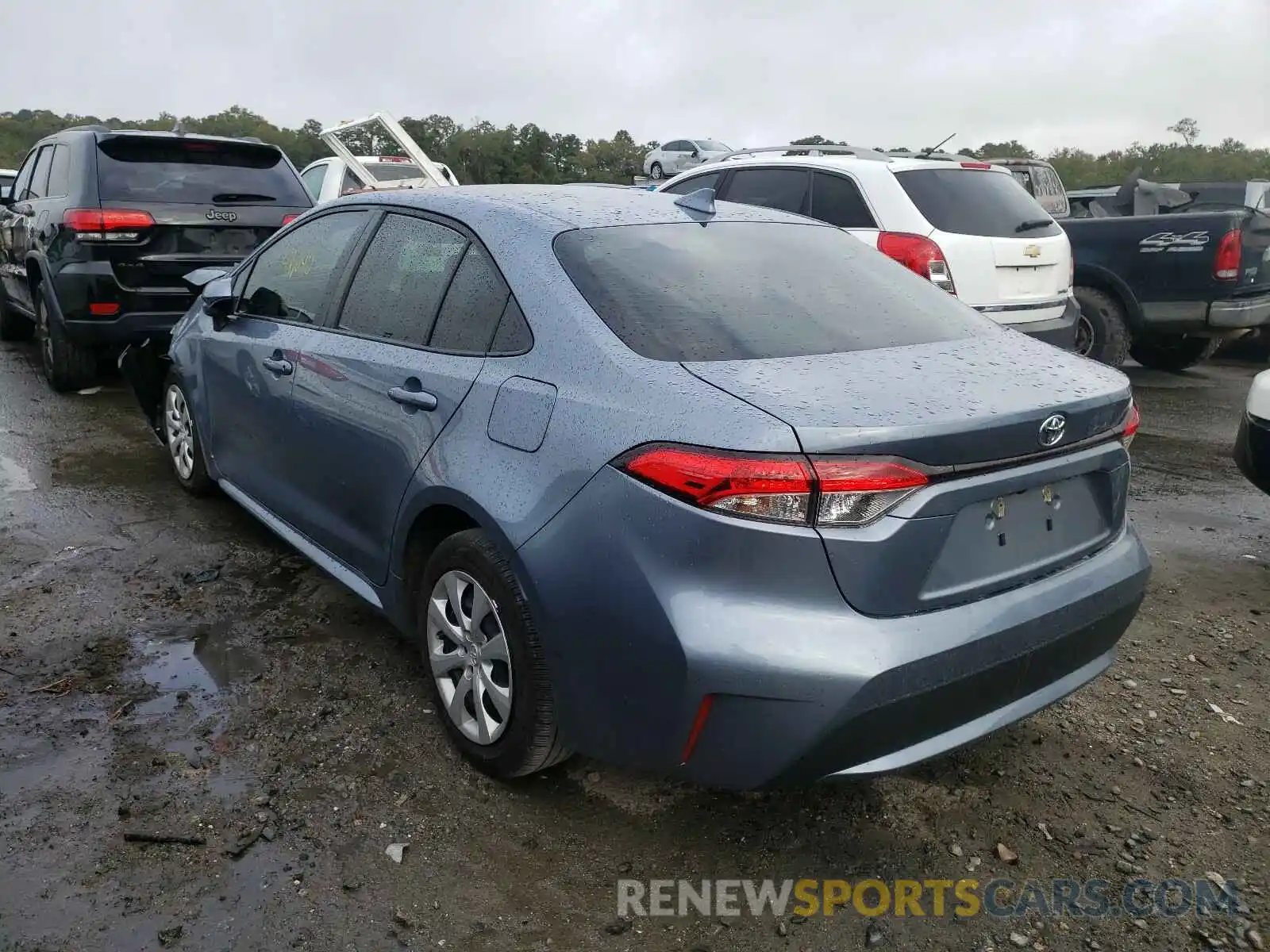 3 Photograph of a damaged car JTDEPRAEXLJ072340 TOYOTA COROLLA 2020