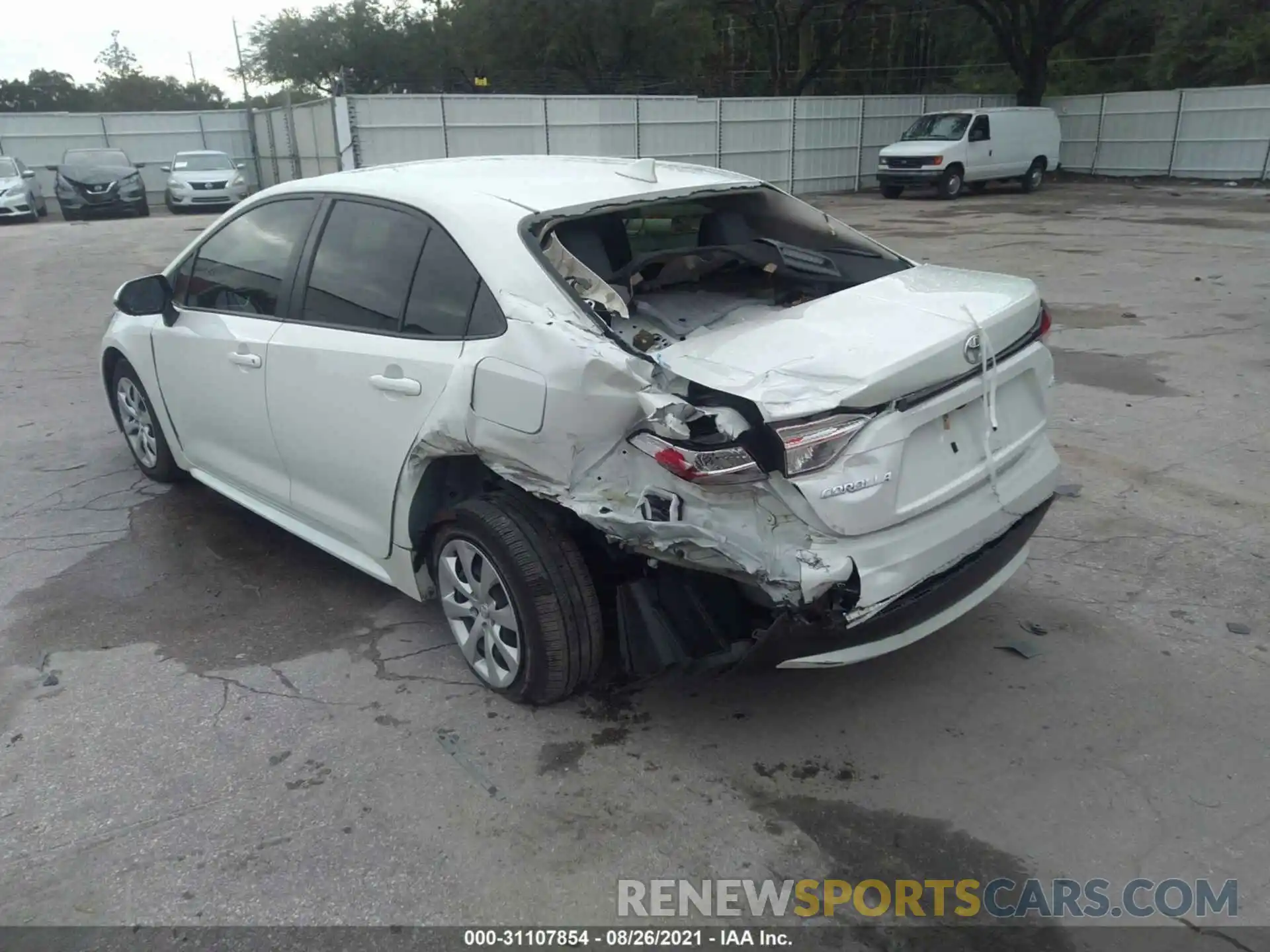 3 Photograph of a damaged car JTDEPRAEXLJ073505 TOYOTA COROLLA 2020