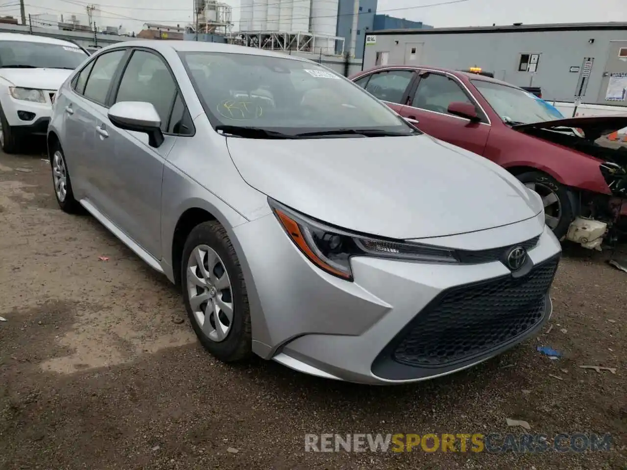 1 Photograph of a damaged car JTDEPRAEXLJ073911 TOYOTA COROLLA 2020