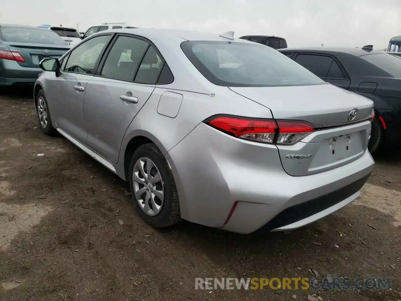 3 Photograph of a damaged car JTDEPRAEXLJ073911 TOYOTA COROLLA 2020