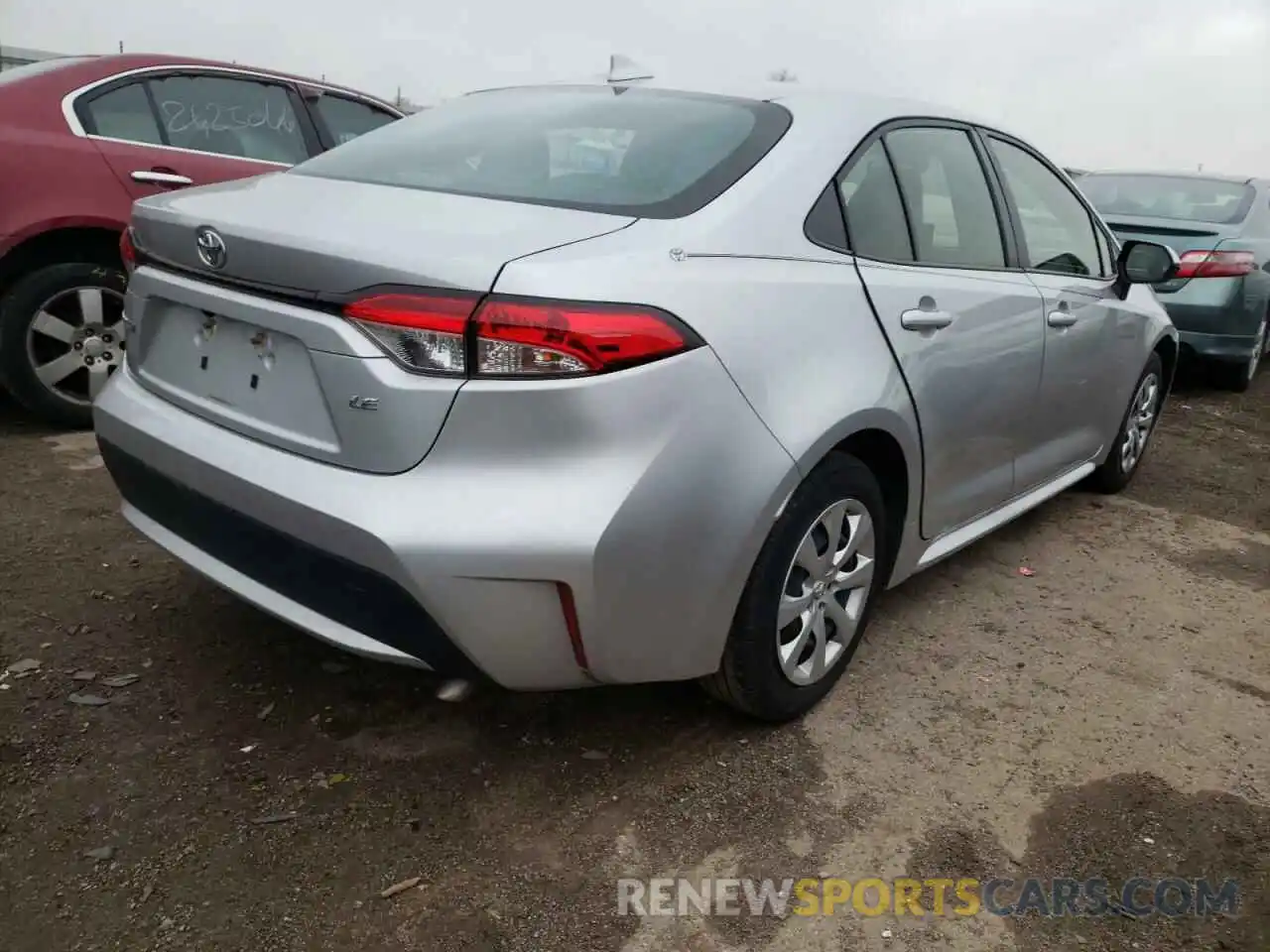 4 Photograph of a damaged car JTDEPRAEXLJ073911 TOYOTA COROLLA 2020