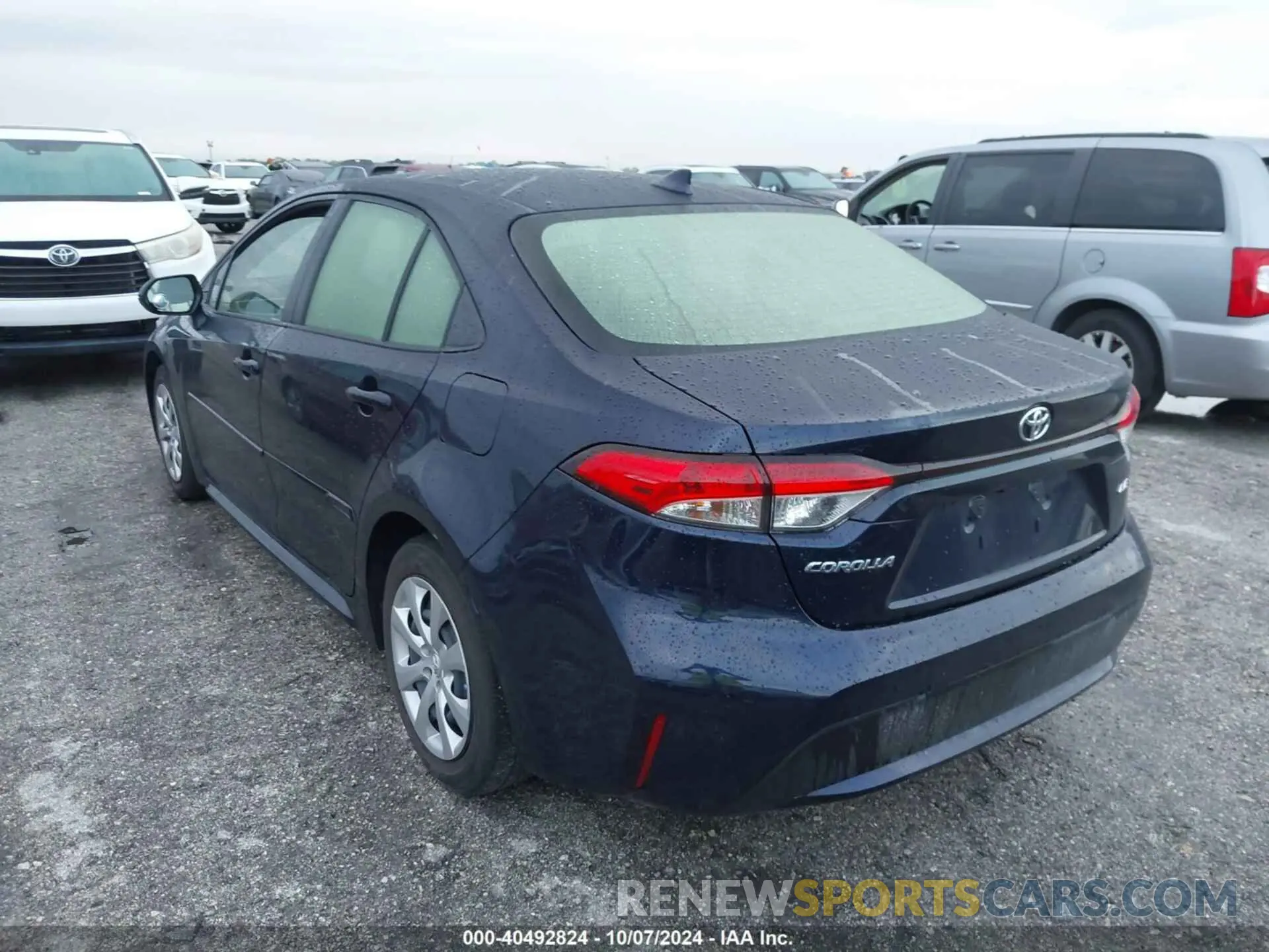 3 Photograph of a damaged car JTDEPRAEXLJ075366 TOYOTA COROLLA 2020