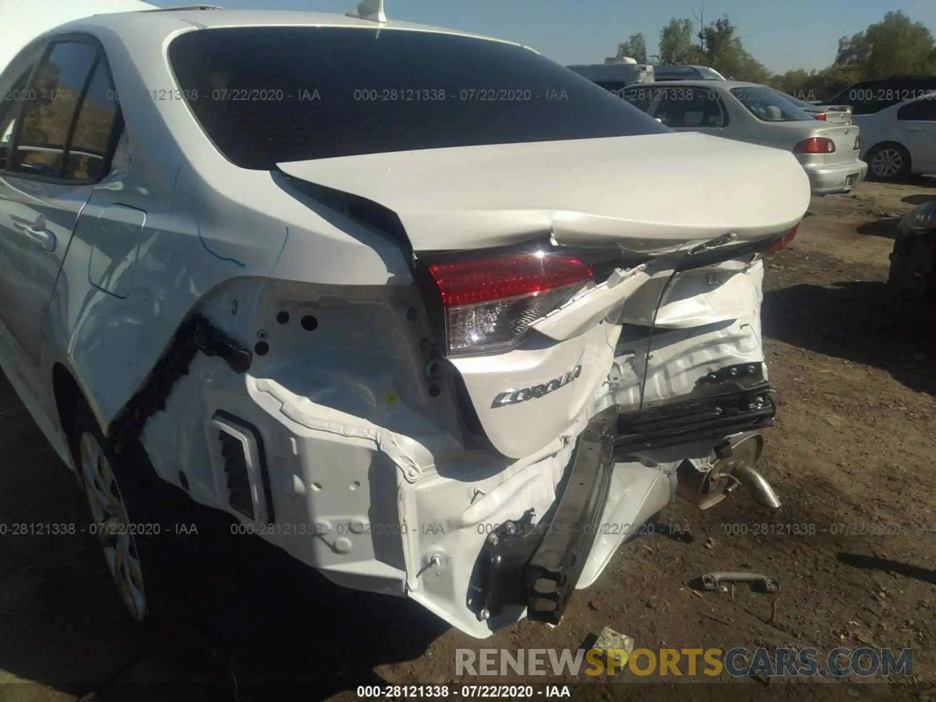 6 Photograph of a damaged car JTDEPRAEXLJ075819 TOYOTA COROLLA 2020