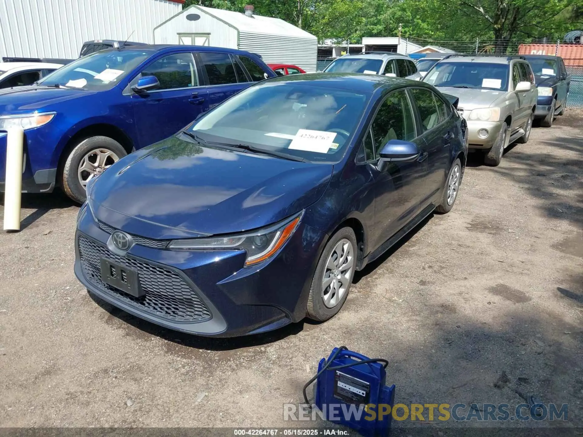 2 Photograph of a damaged car JTDEPRAEXLJ075867 TOYOTA COROLLA 2020