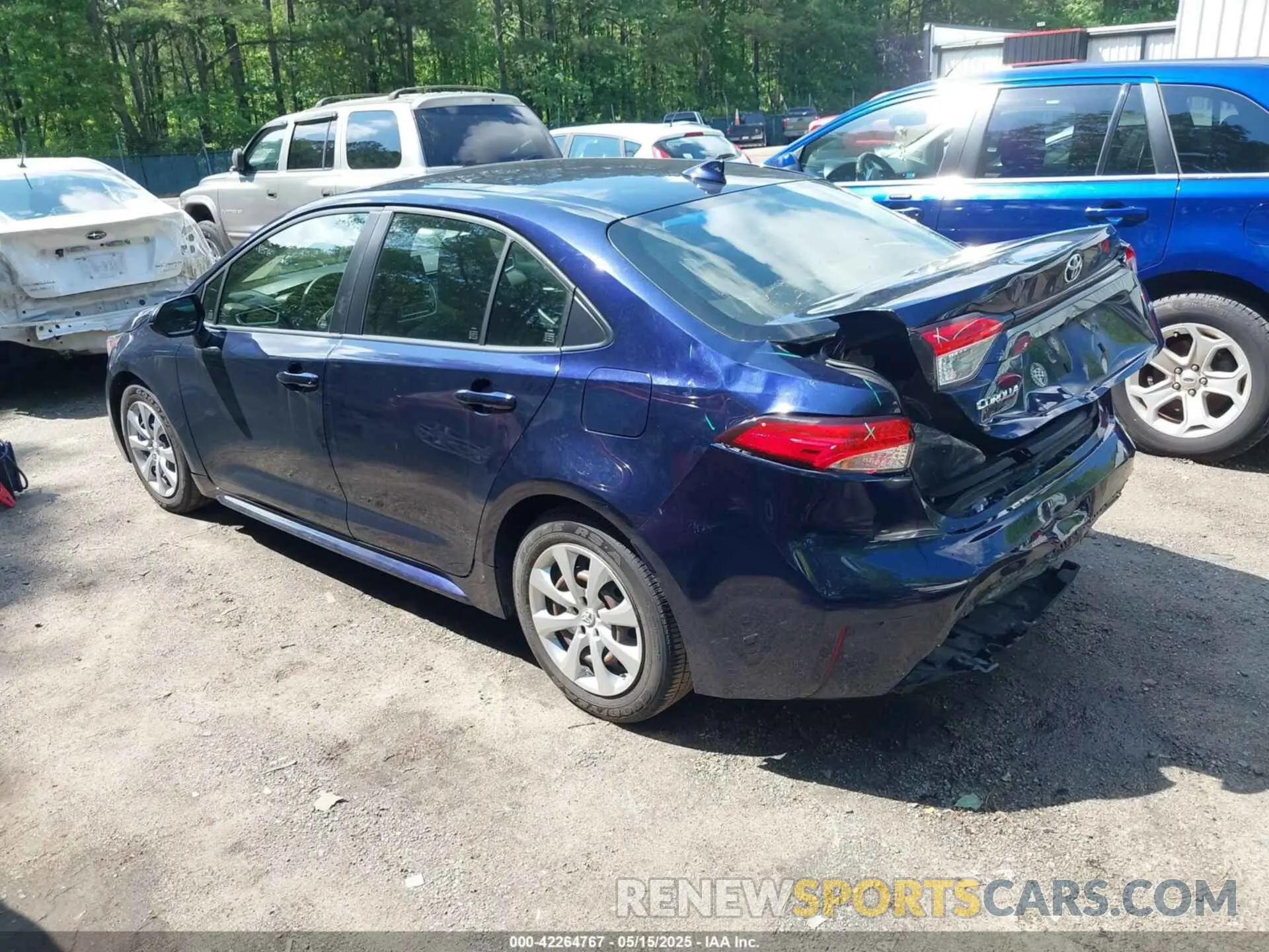 3 Photograph of a damaged car JTDEPRAEXLJ075867 TOYOTA COROLLA 2020