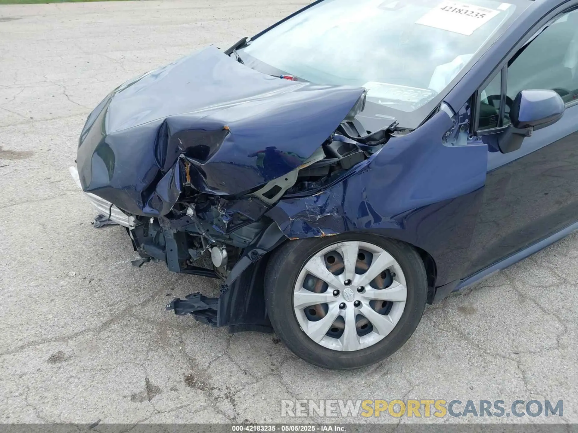 6 Photograph of a damaged car JTDEPRAEXLJ076453 TOYOTA COROLLA 2020