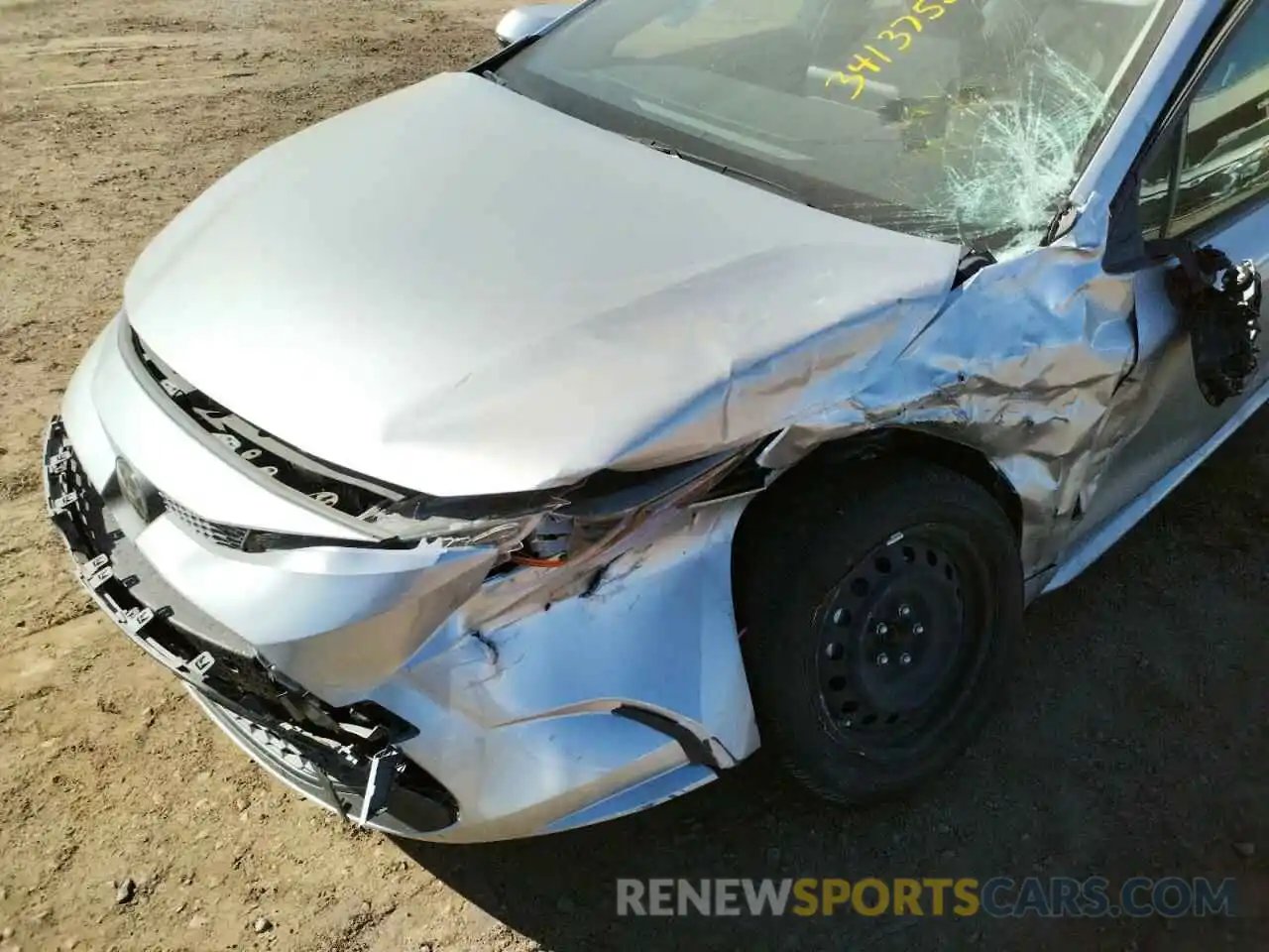 9 Photograph of a damaged car JTDEPRAEXLJ076646 TOYOTA COROLLA 2020