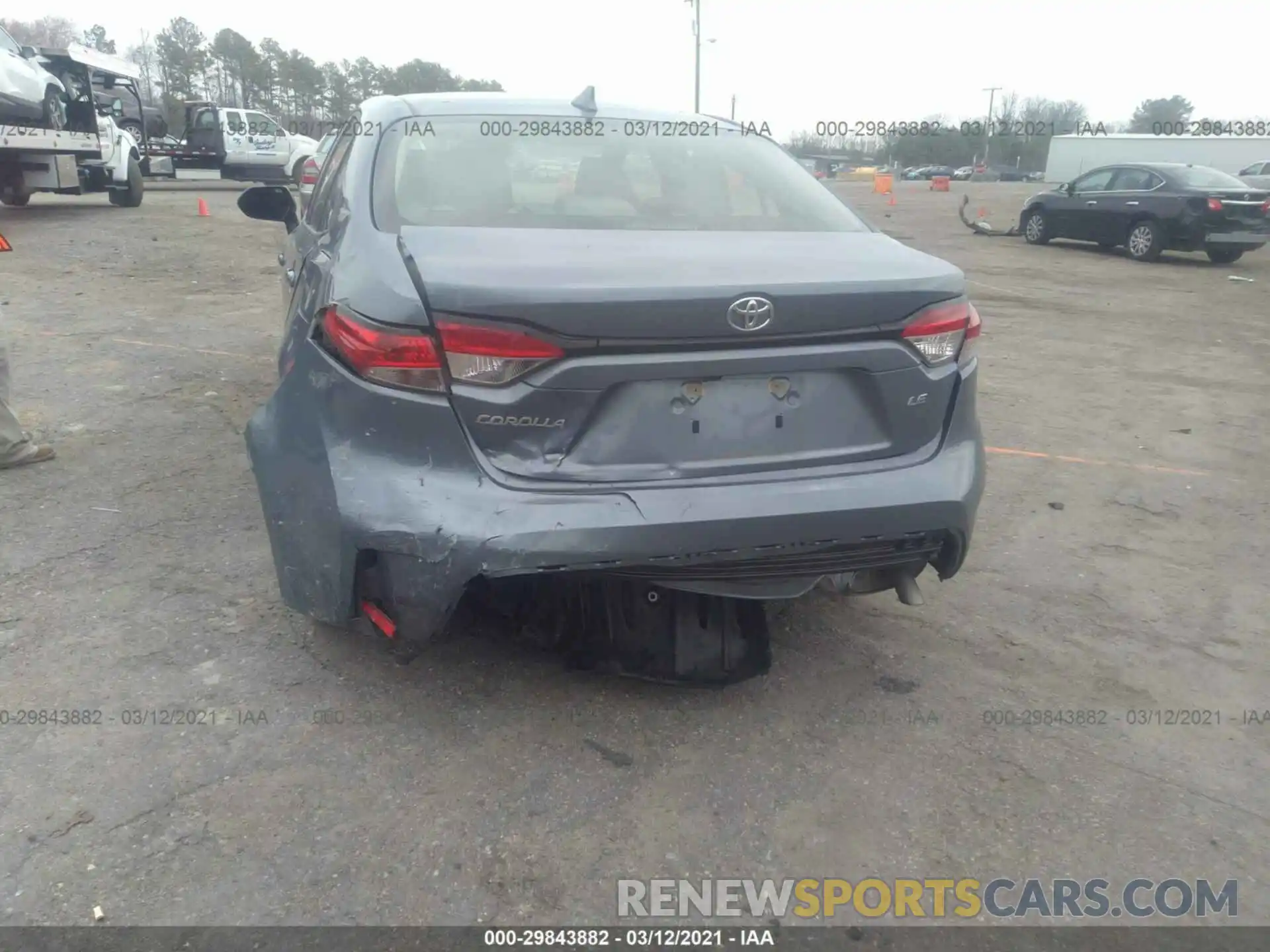 6 Photograph of a damaged car JTDEPRAEXLJ077697 TOYOTA COROLLA 2020