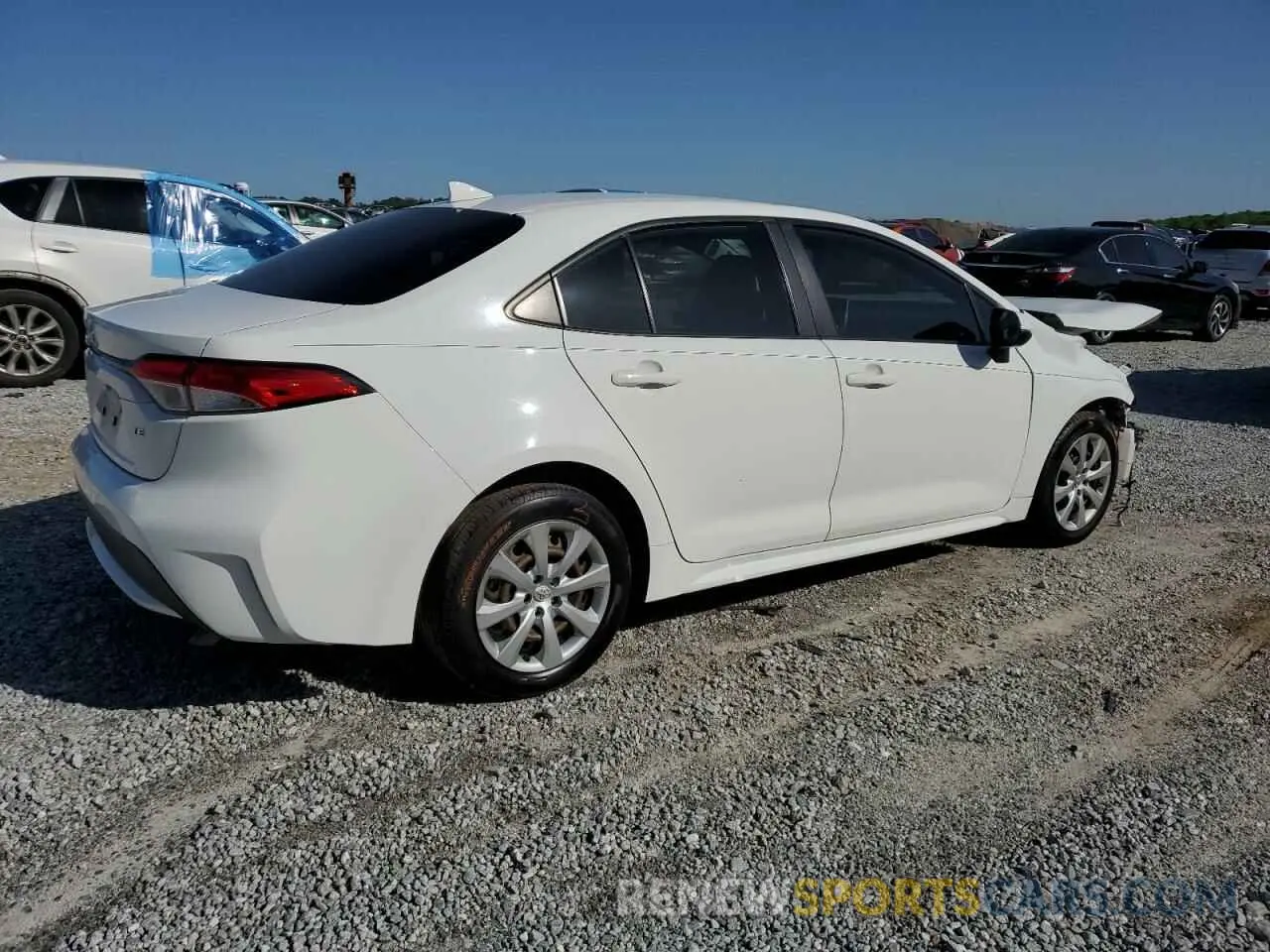 3 Photograph of a damaged car JTDEPRAEXLJ078476 TOYOTA COROLLA 2020