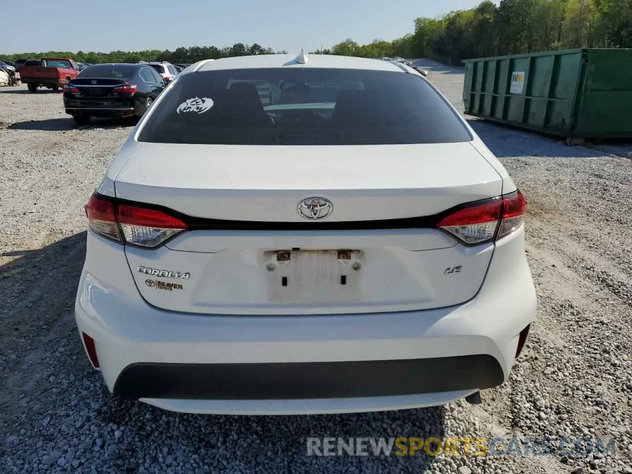 6 Photograph of a damaged car JTDEPRAEXLJ078476 TOYOTA COROLLA 2020