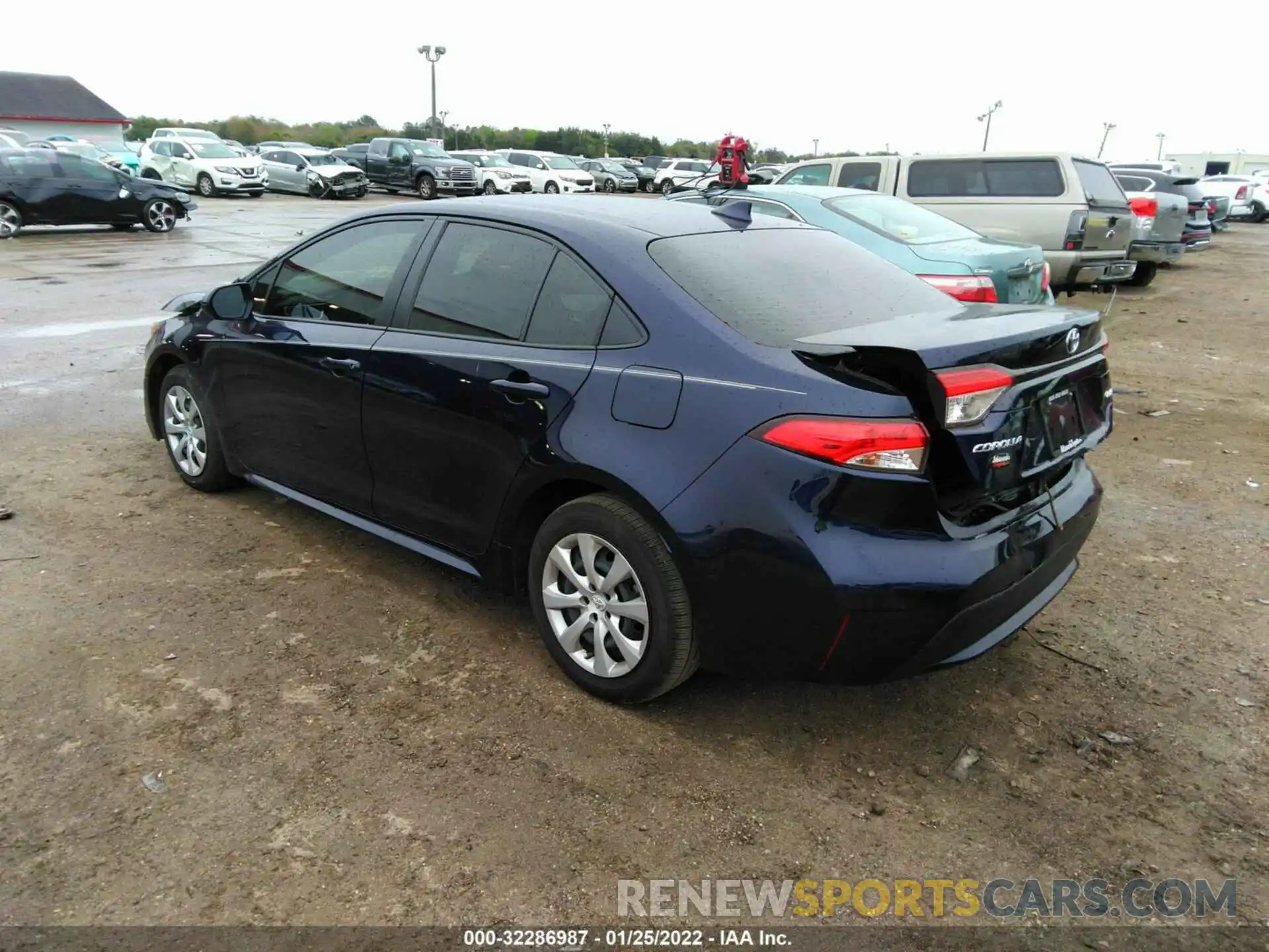 3 Photograph of a damaged car JTDEPRAEXLJ079384 TOYOTA COROLLA 2020